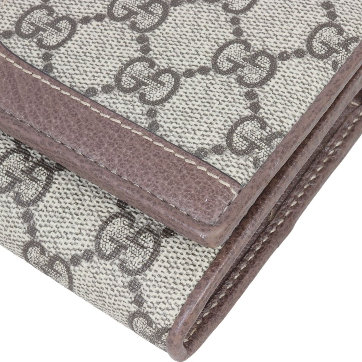 Gucci ophidia gg supreme canvas flap wallet on chain clearance