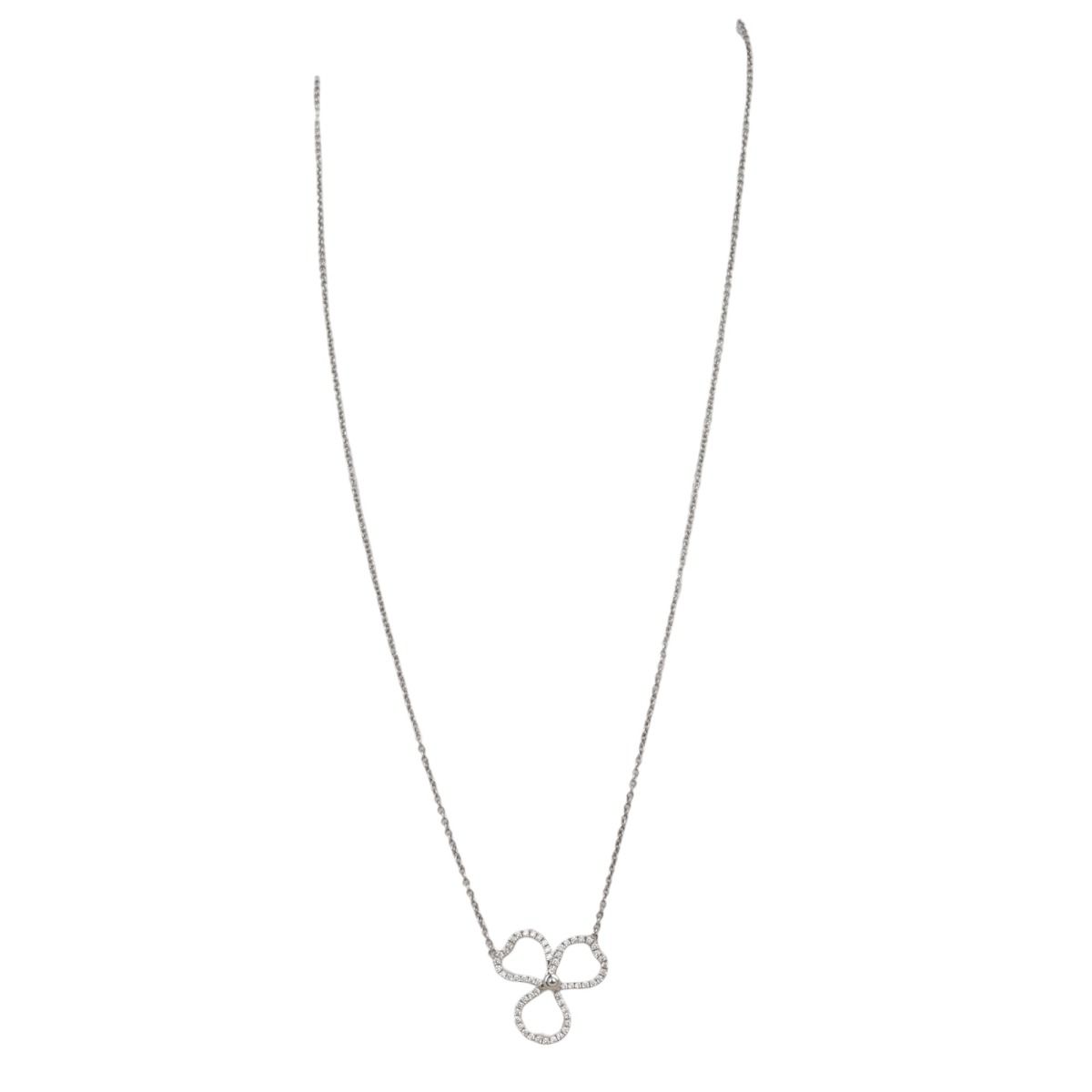 Tiffany cheap flower necklace