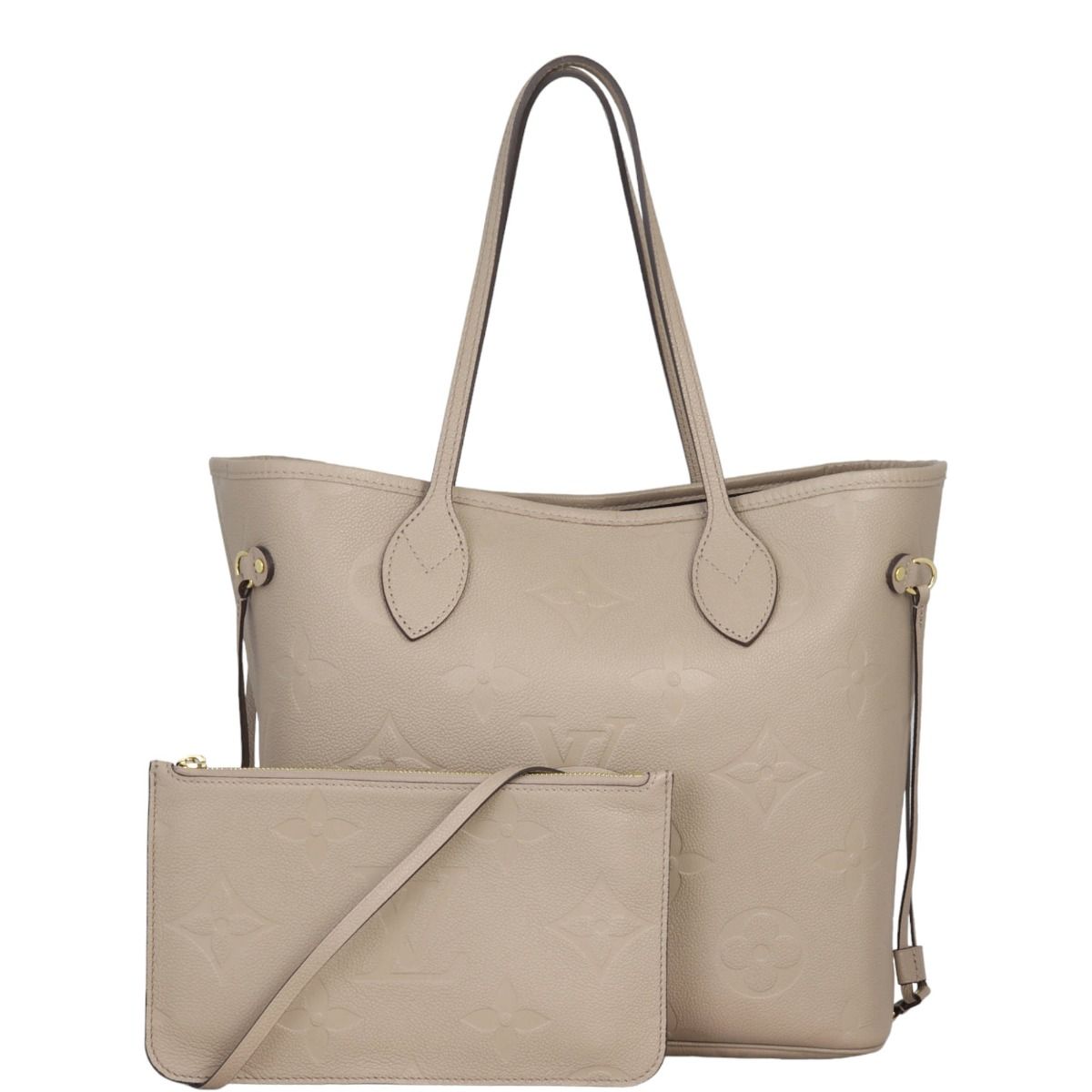 Leather neverfull bag online