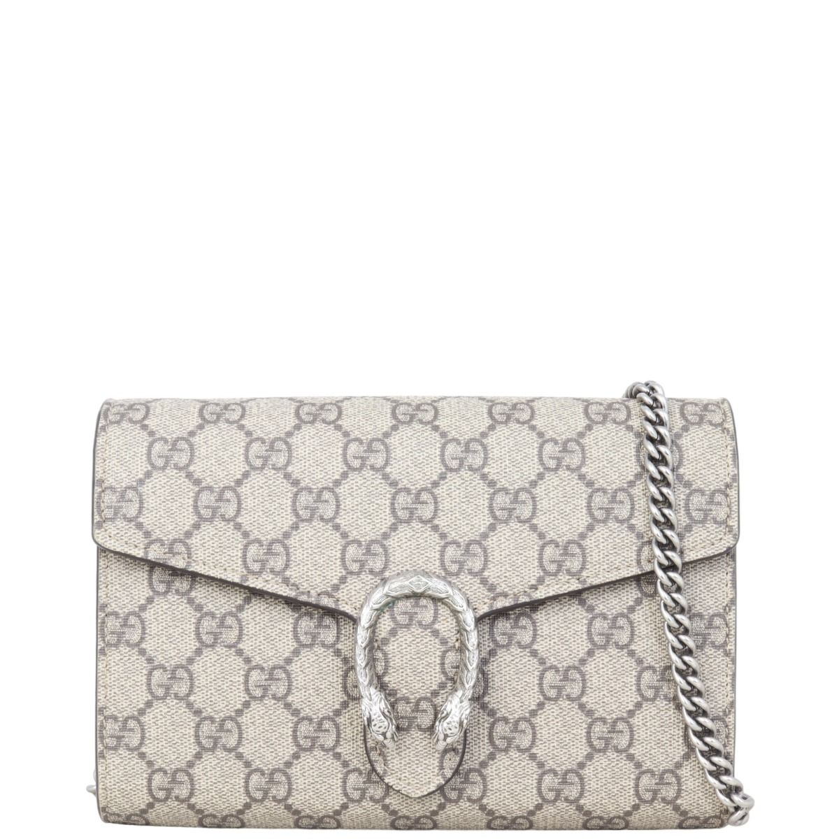 Gucci supreme discount chain wallet