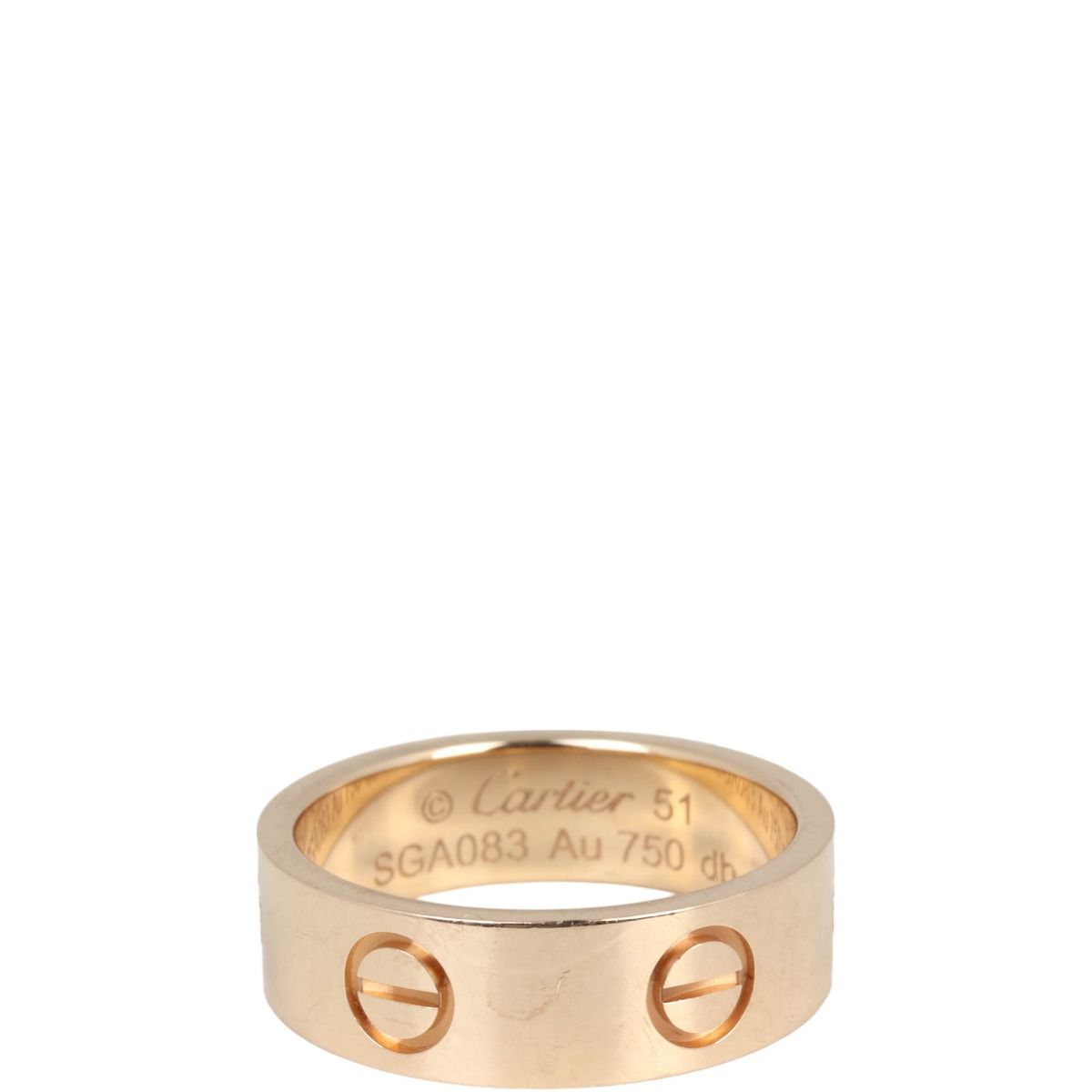 Cartier Love Ring 18k Rose Gold