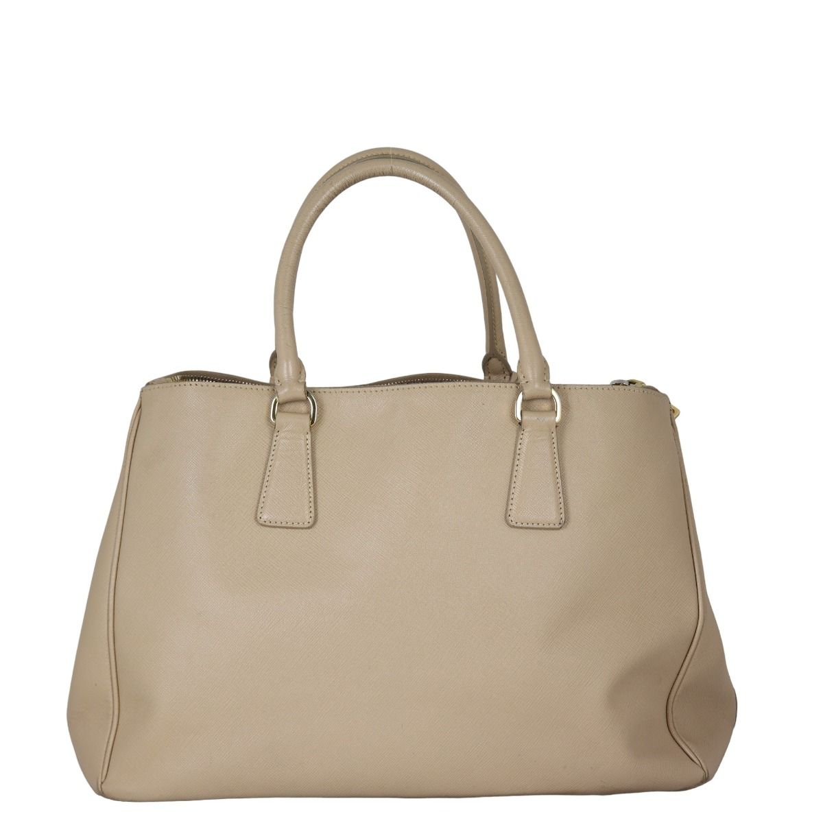 Prada saffiano double zip medium hot sale