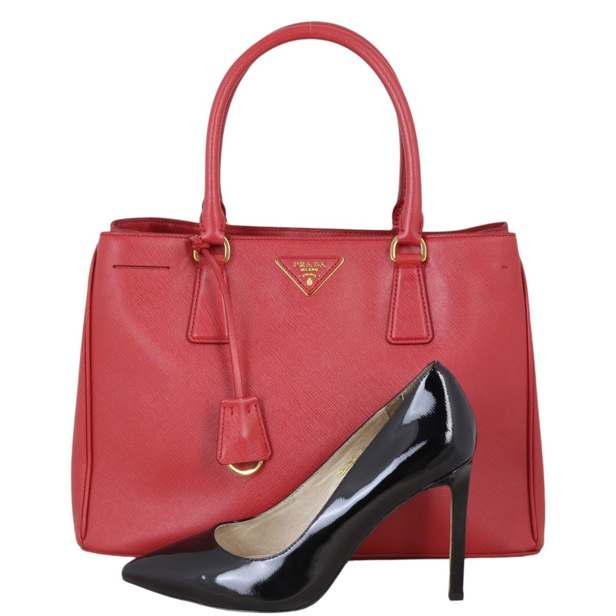Prada saffiano lux fuoco new arrivals