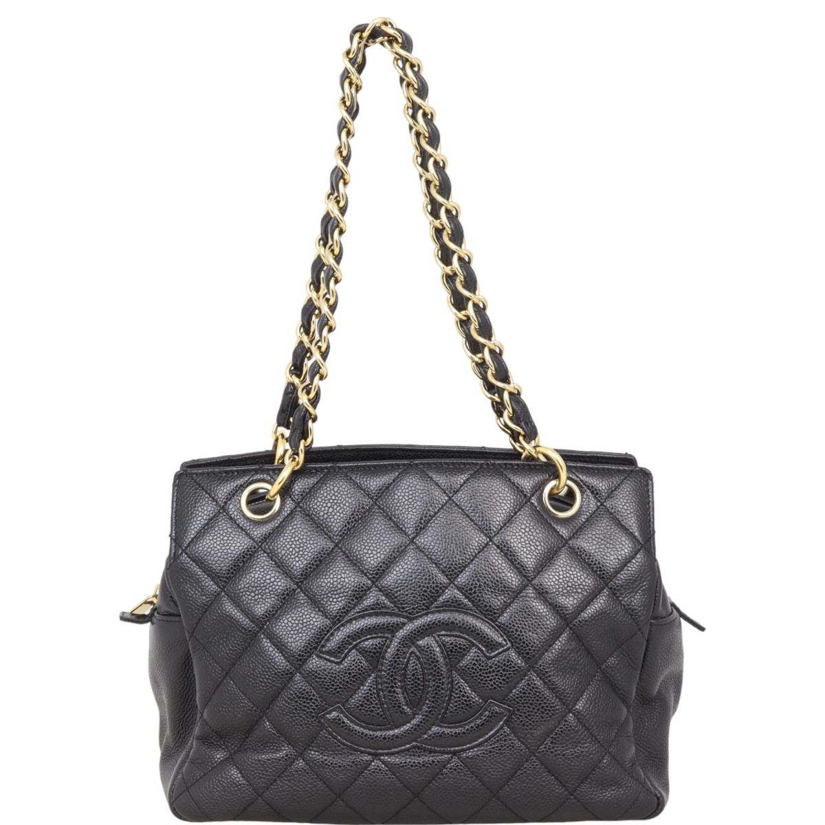 Chanel Petite Timeless Shopping Tote Black