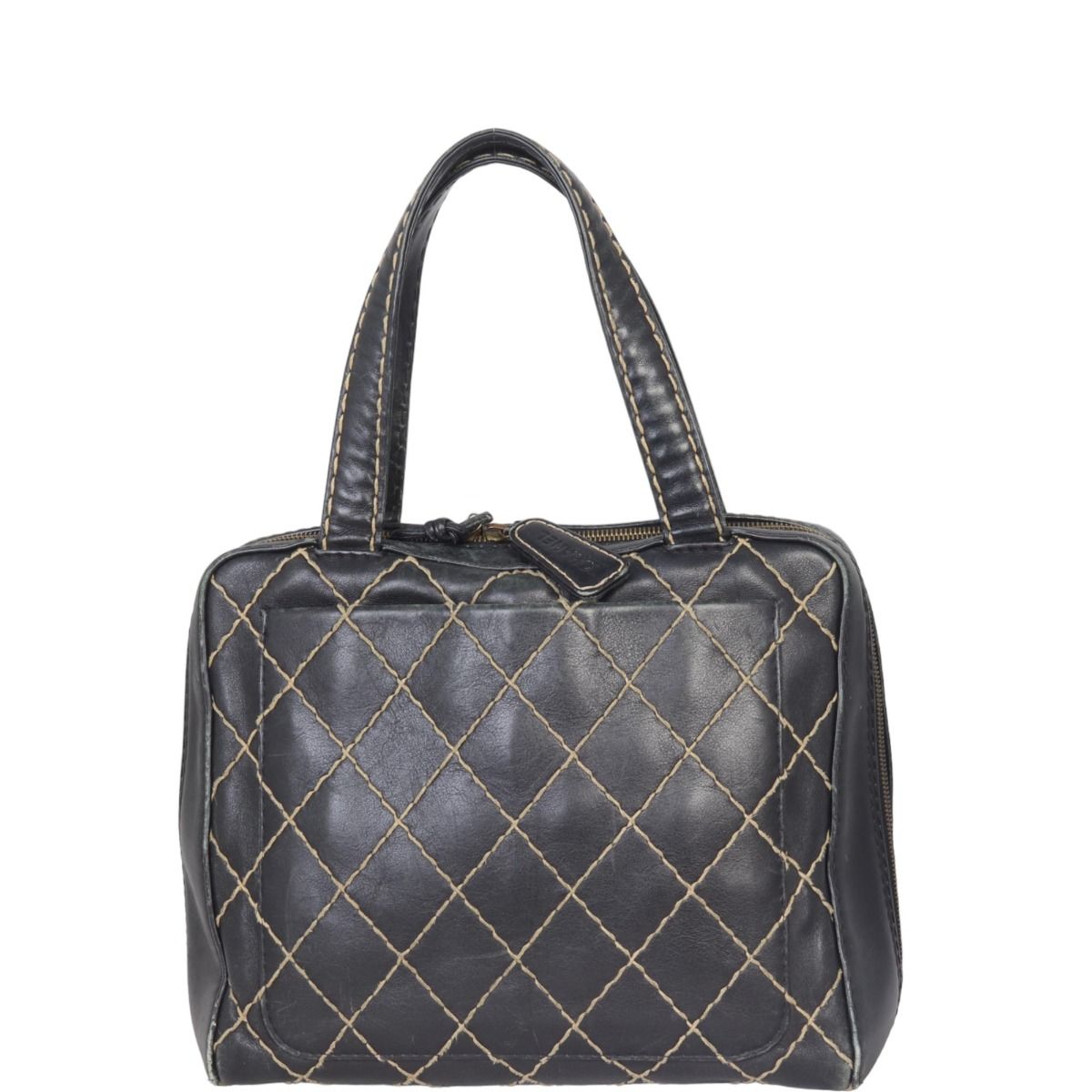 Chanel Wild Stitch Tote Black