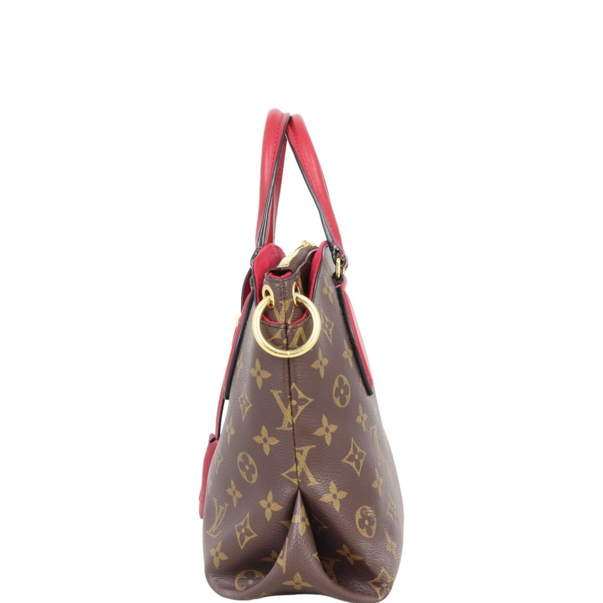 Lv flower hotsell zipped tote pm