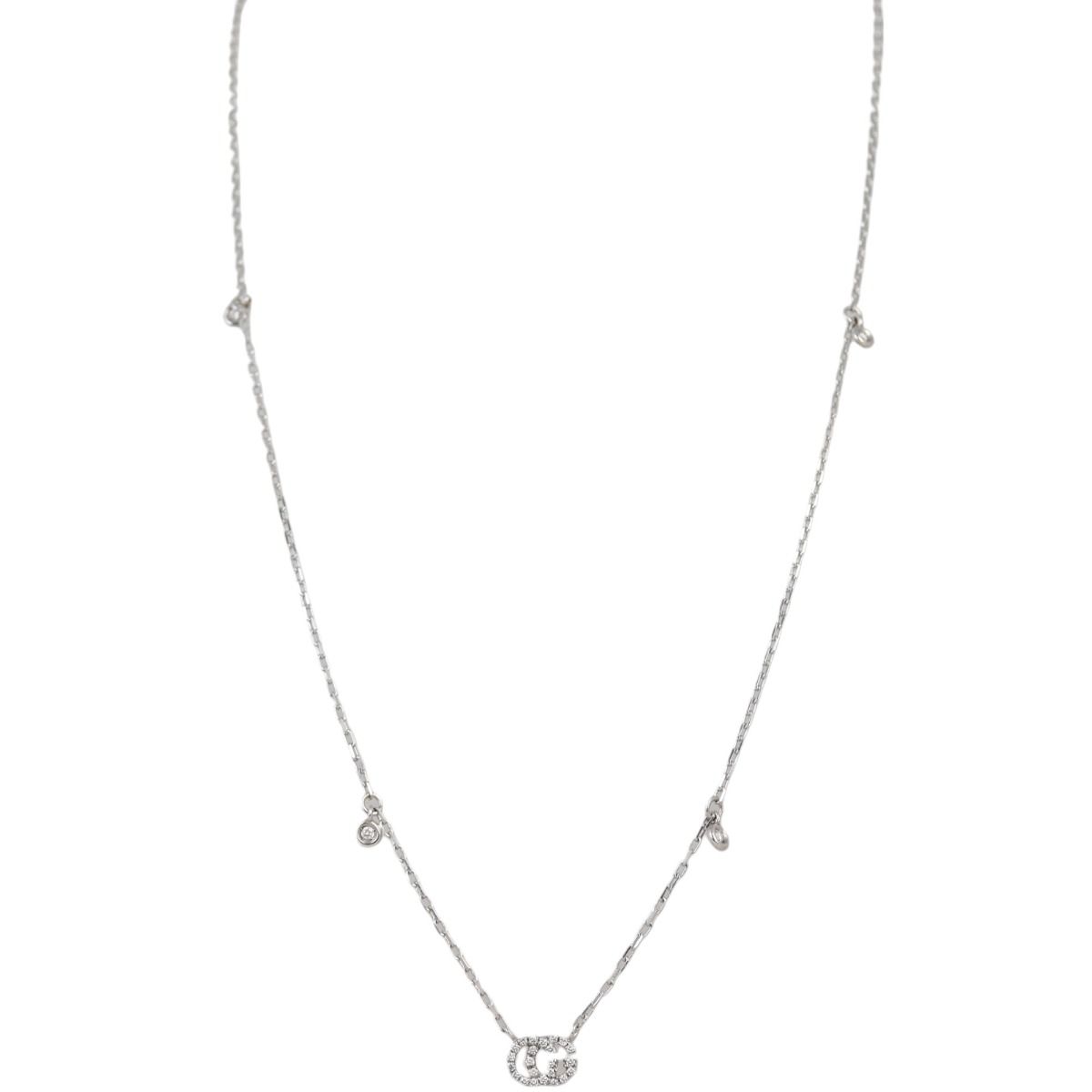 Gucci running necklace store