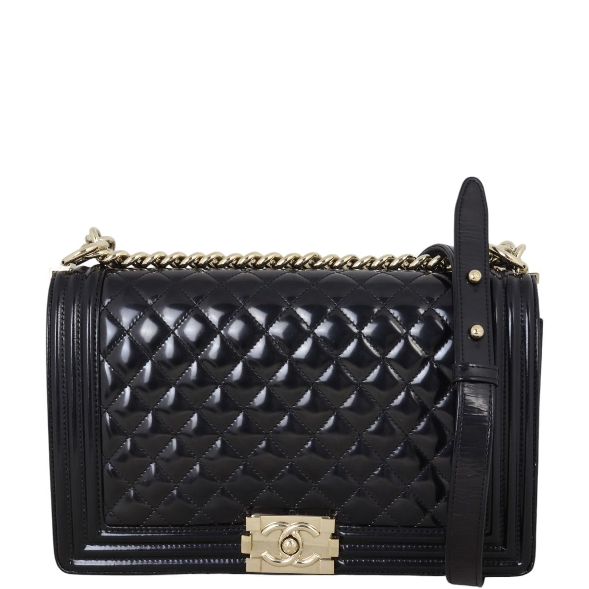 Chanel bag boy black hotsell