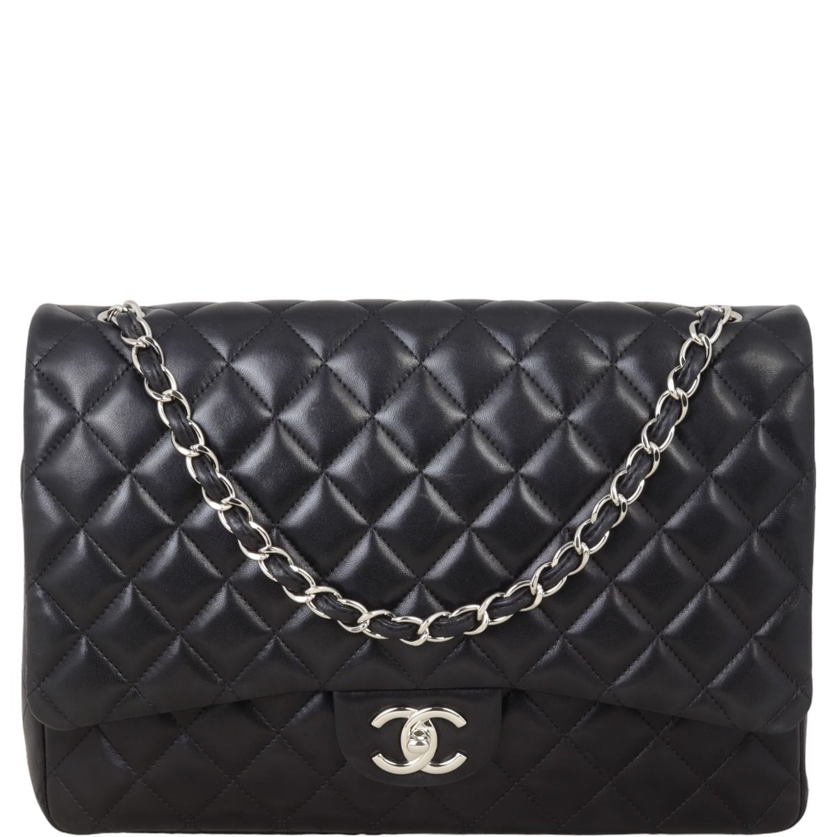 Chanel maxi black clearance