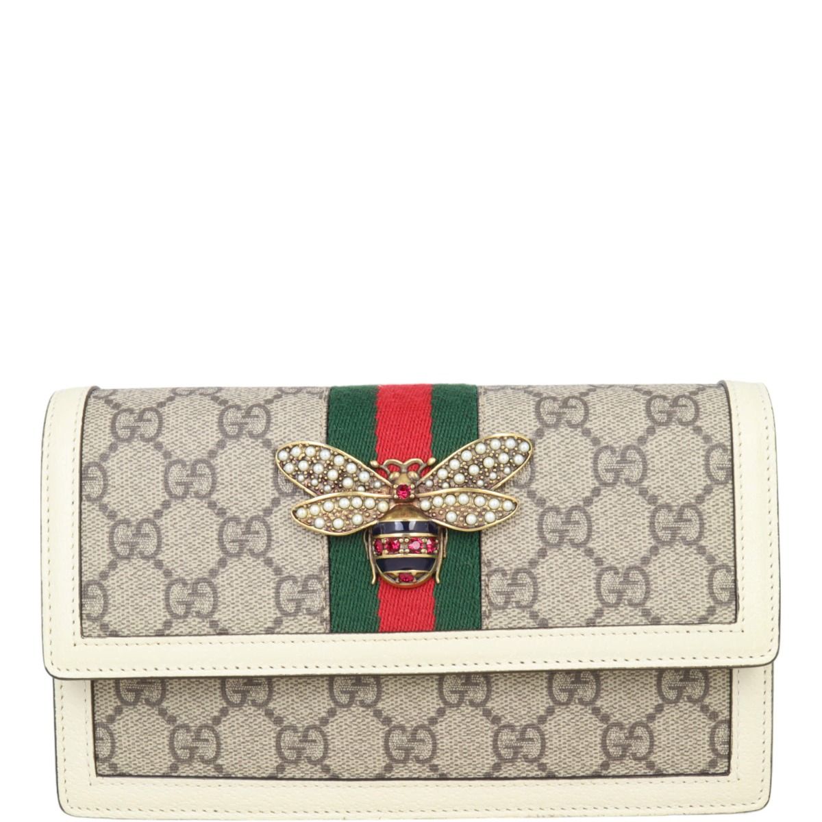 Gucci queen margaret gg on sale supreme wallet on chain