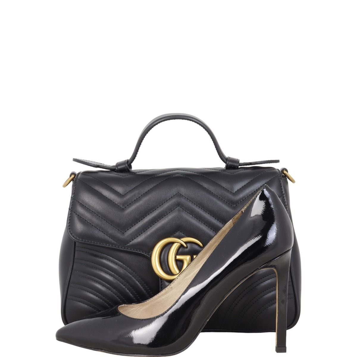 Gg marmont small matelassé top handle bag deals
