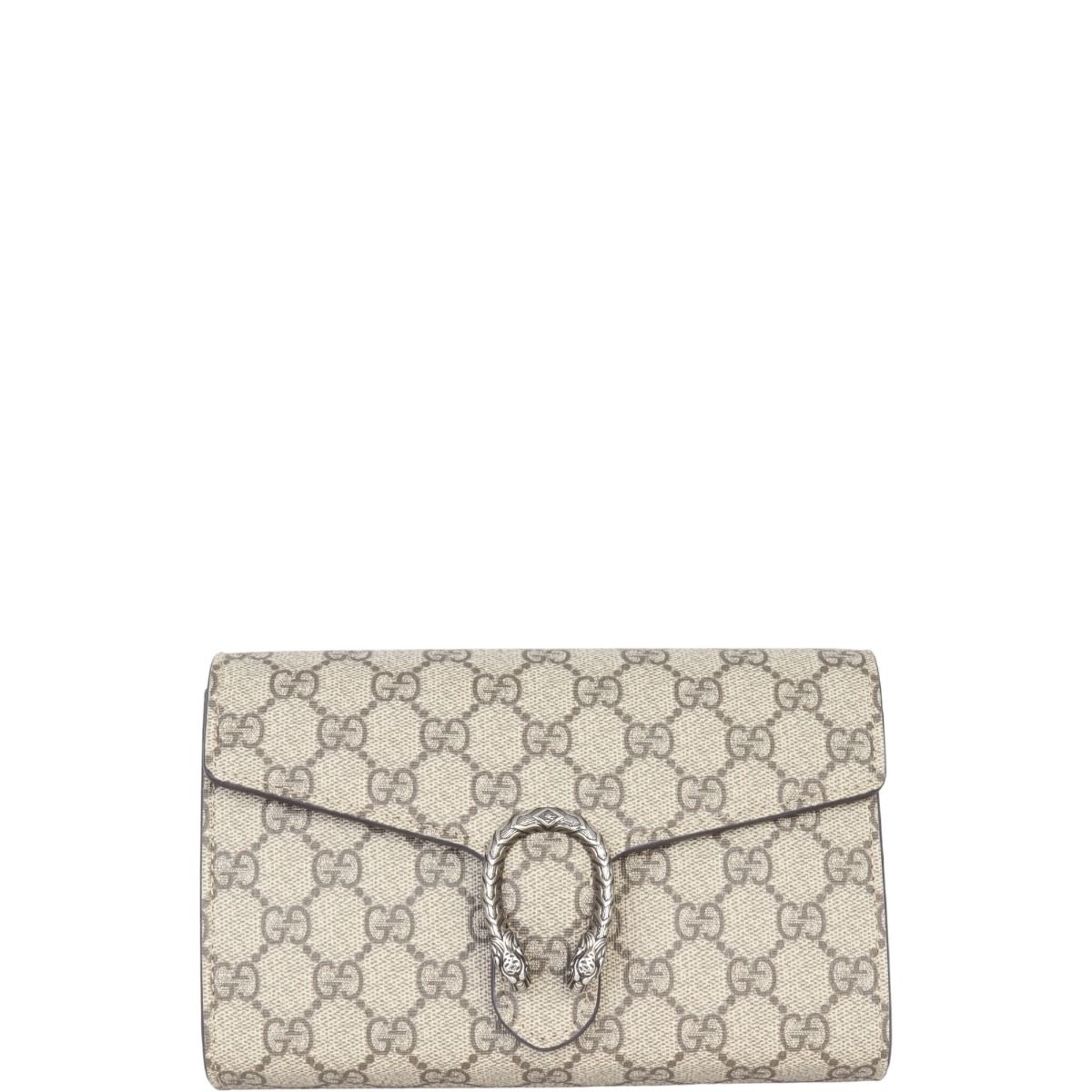 Dionysus gg supreme canvas deals coin purse on a chain