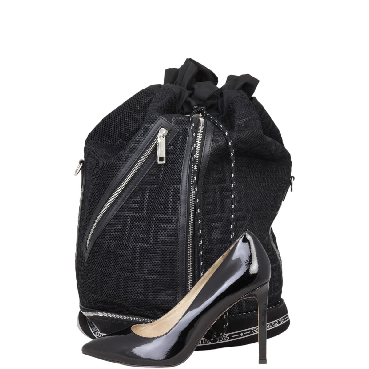Fendi mon tresor mesh bucket bag sale
