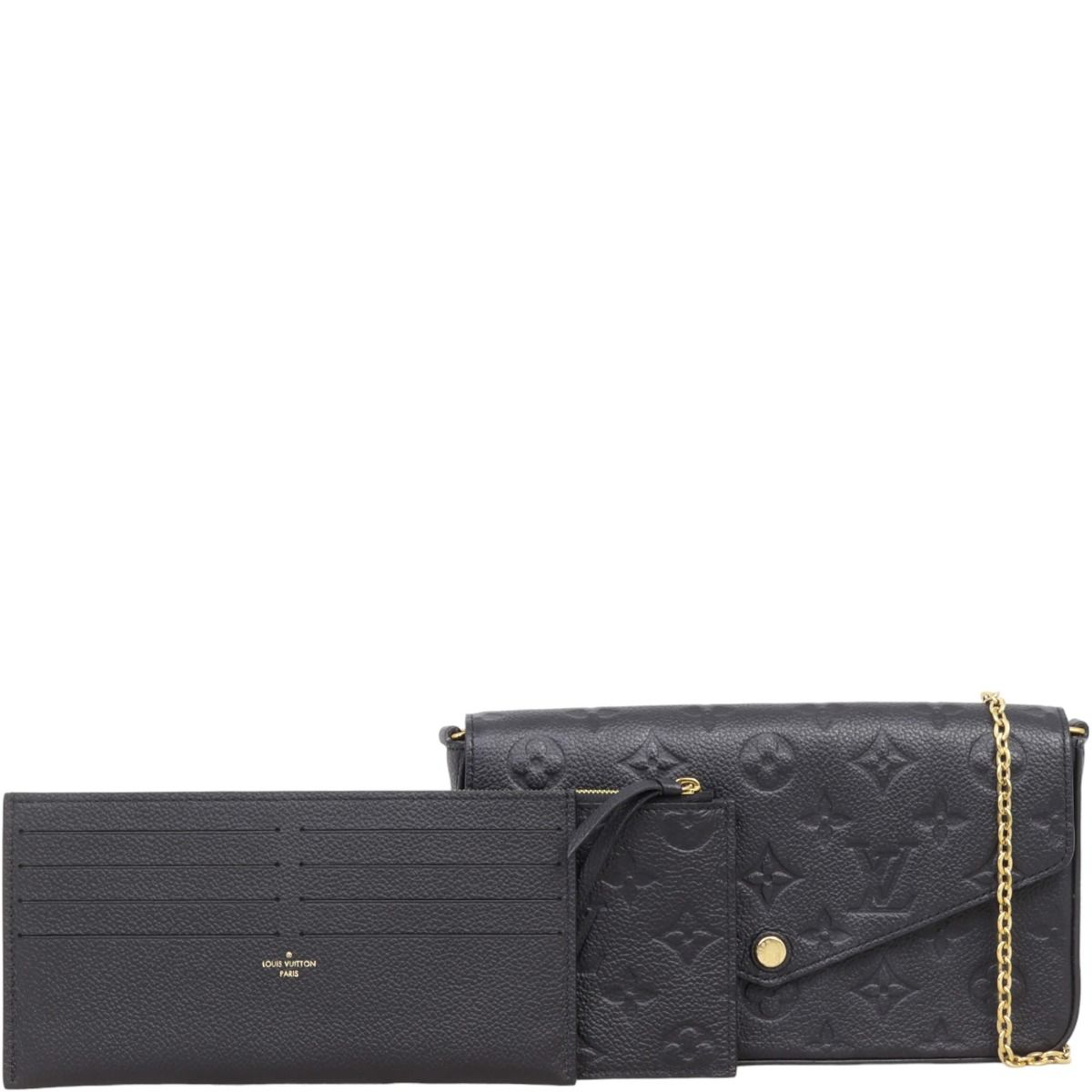 Empreinte pochette felicie chain wallet black hotsell