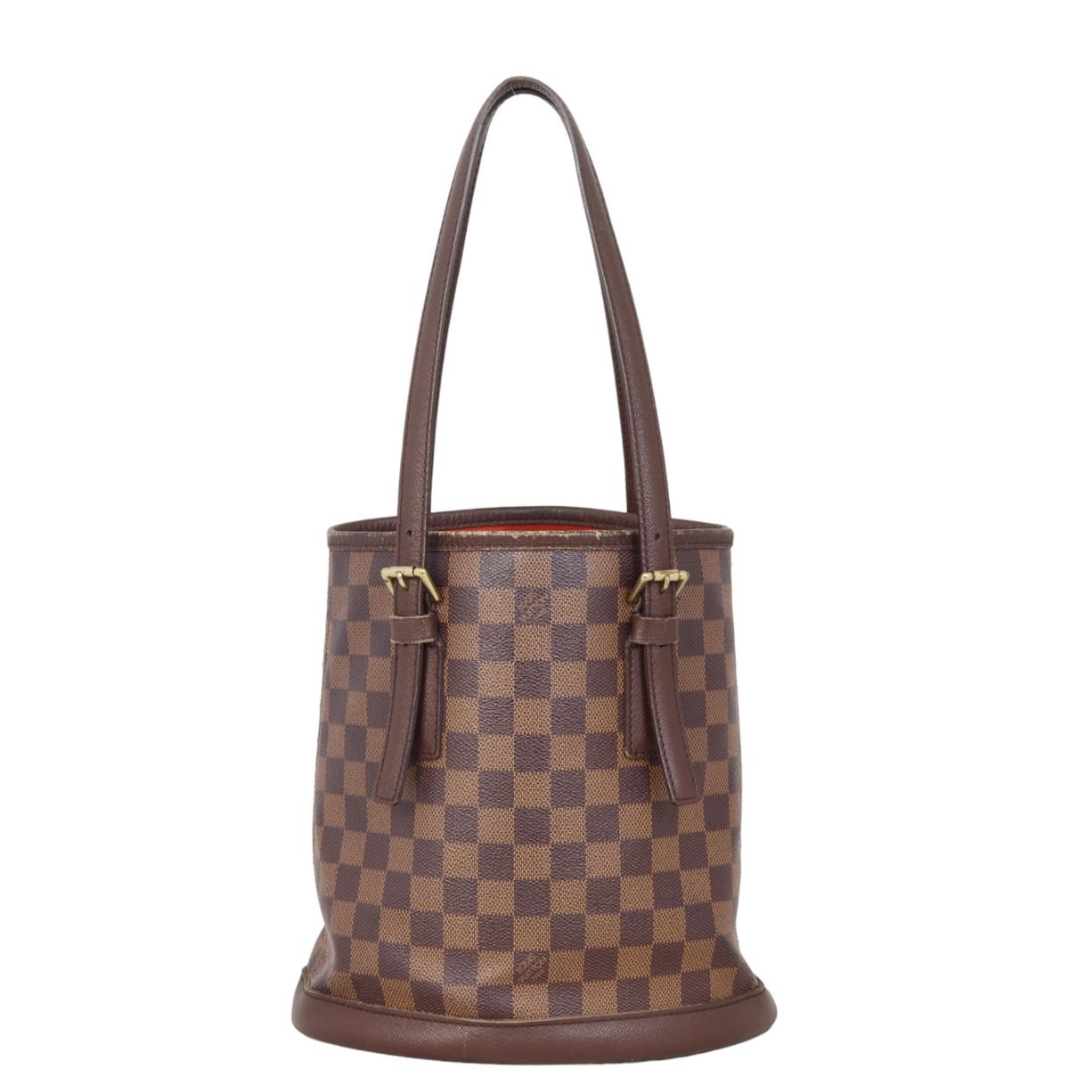 Damier bucket bag deals