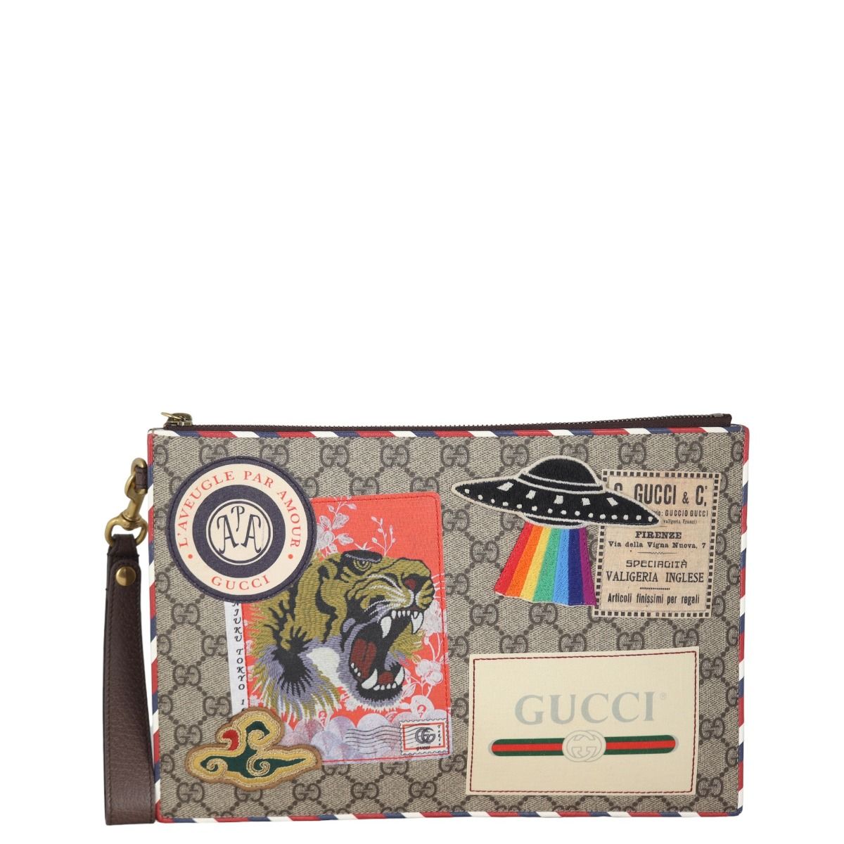 Gucci GG Supreme Courrier Pouch