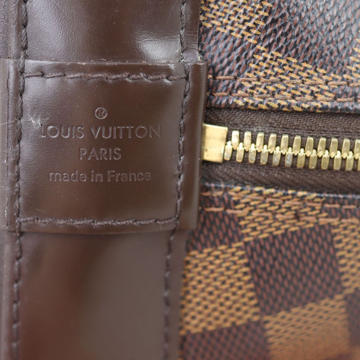 LOUIS VUITTON Damier Ebene Alma MM 207326