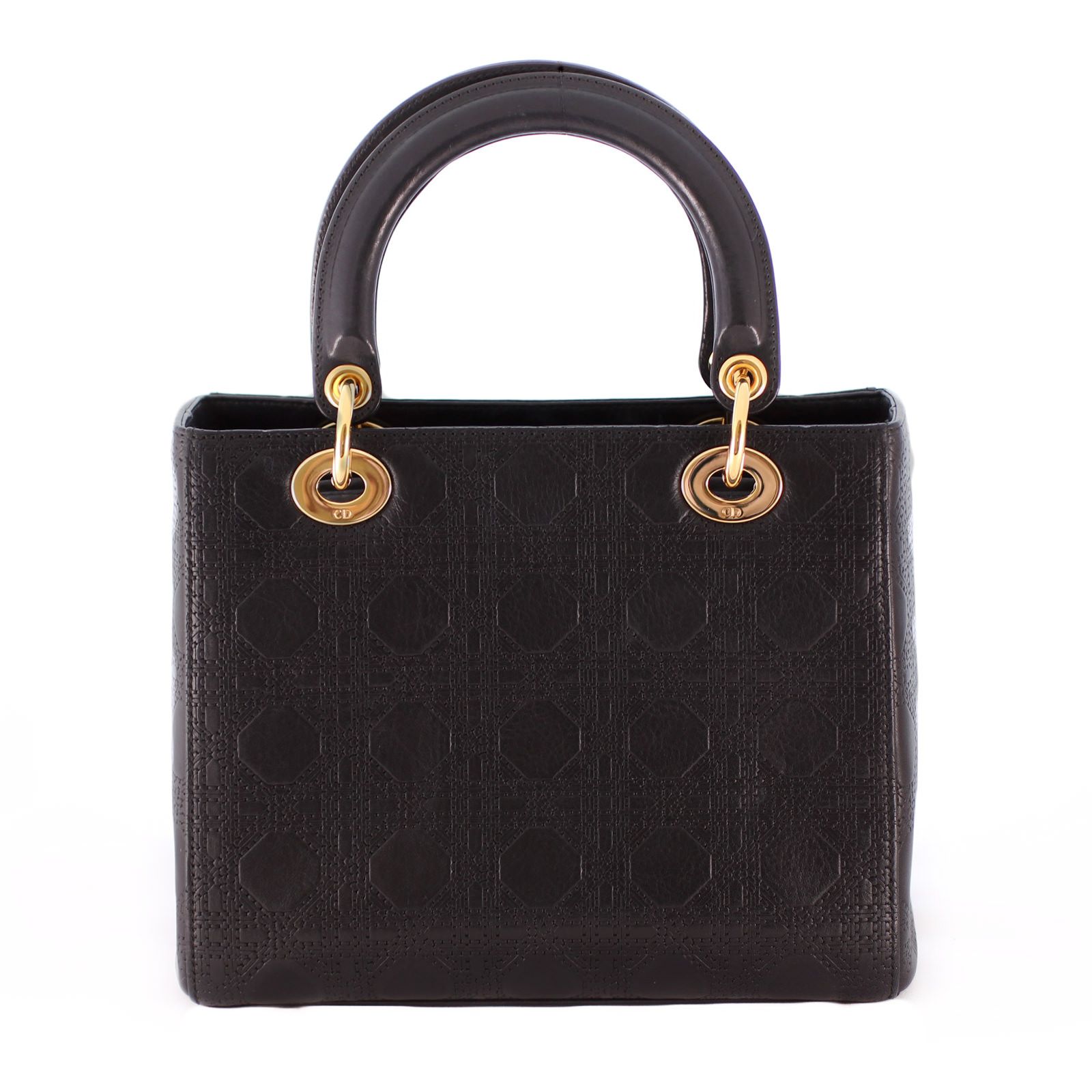 Lady dior medium black lambskin new arrivals
