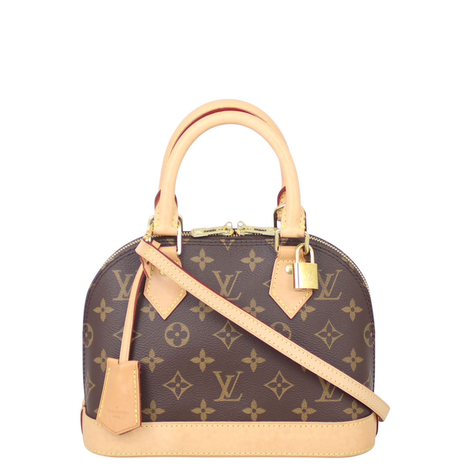 Louis Vuitton Alma BB Monogram Double Zip