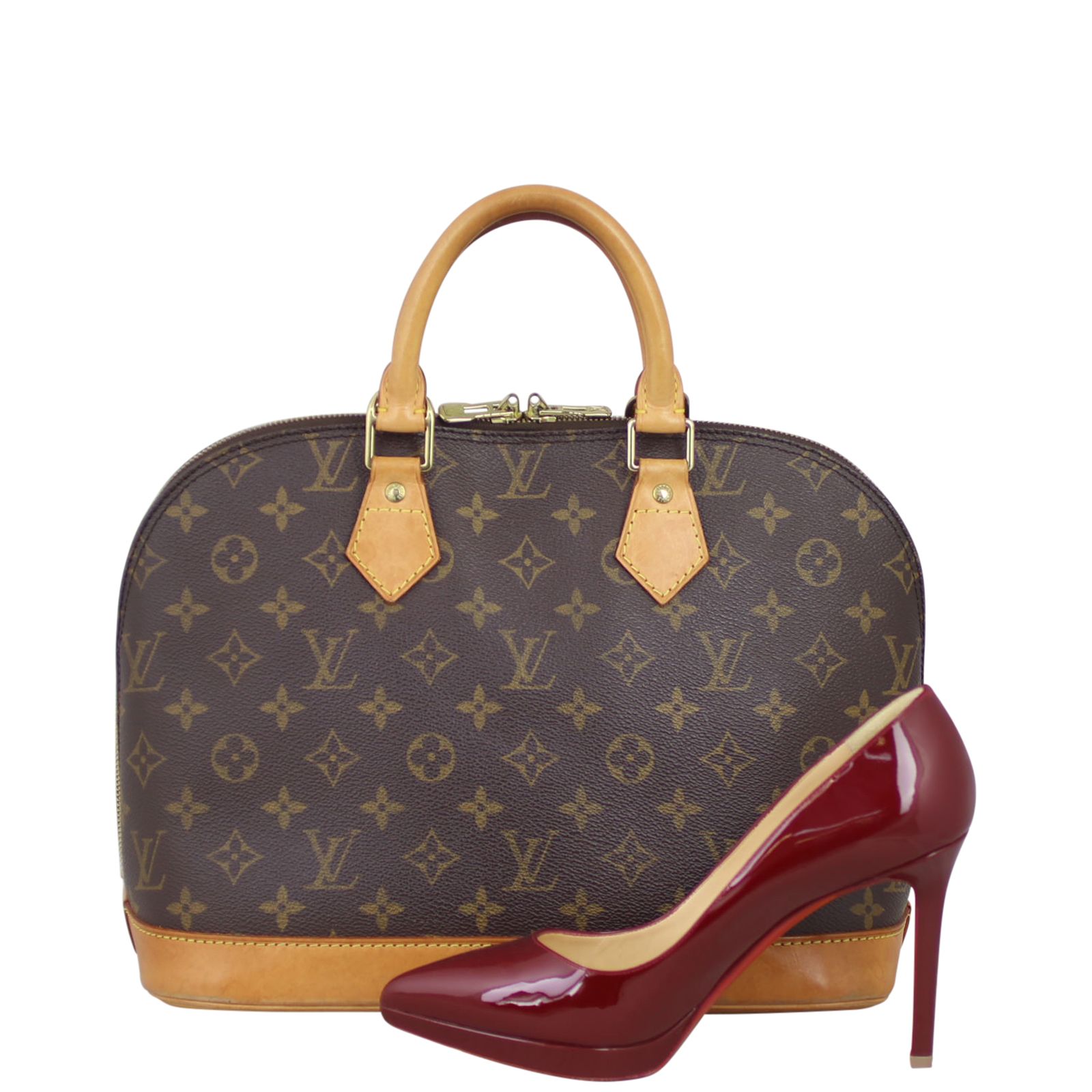 Louis Vuitton Alma PM Monogram VC Leather trim