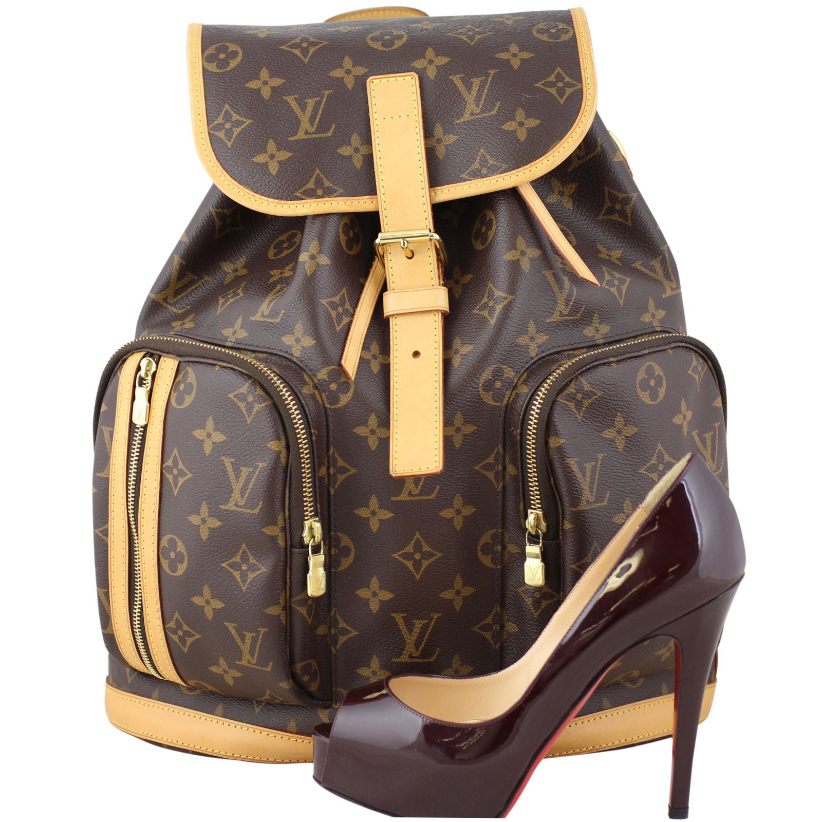 Monogram louis vuitton backpack discount
