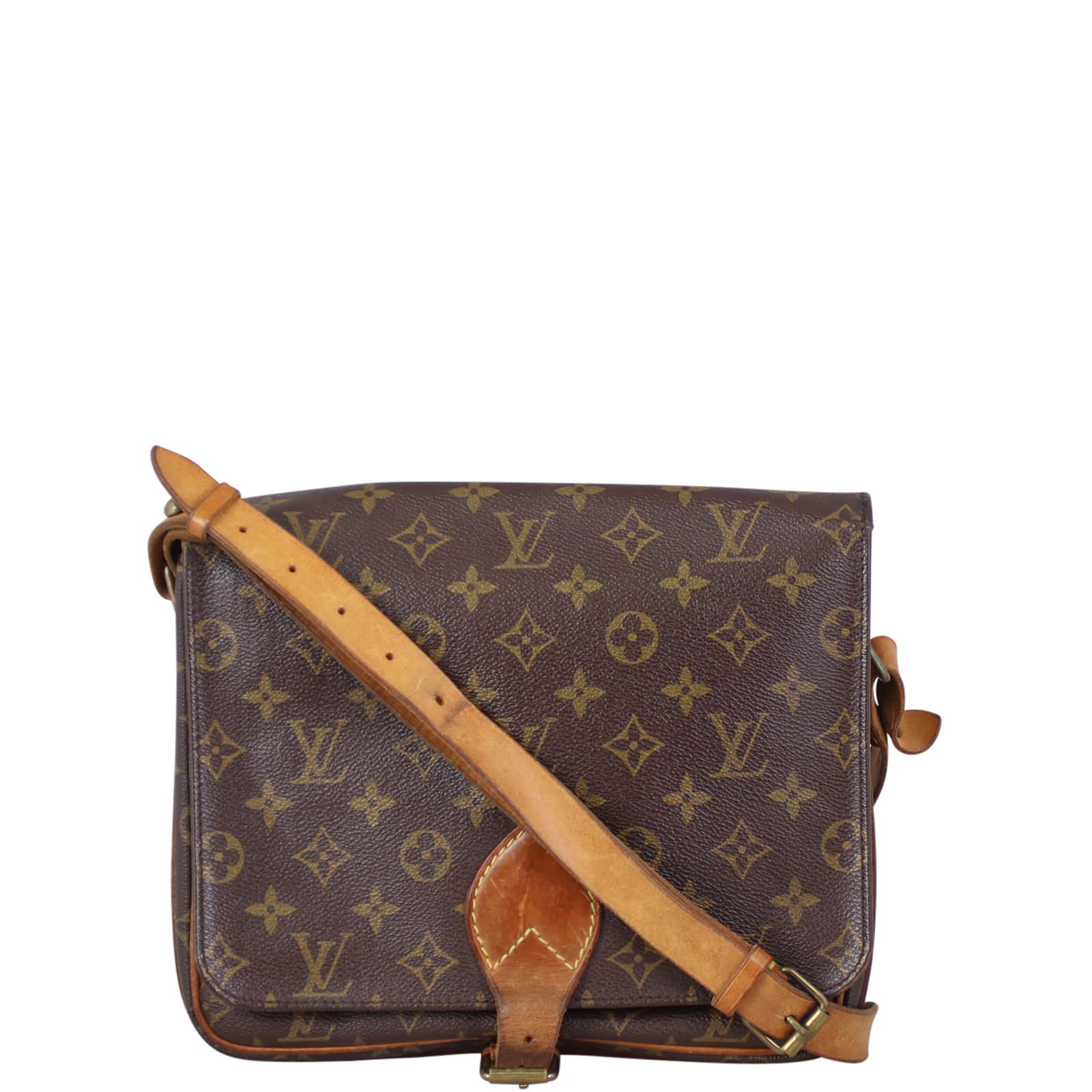 Louis Vuitton, Bags, Soldauthentic Louis Vuitton Cartouchiere Gm