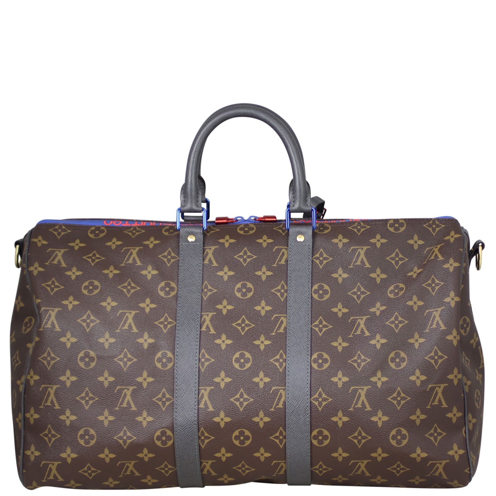 【希少】Louis Vuitton Keepol 55 Macassar Authentic Louis Vuitton Macassar Monogram Keepall 55