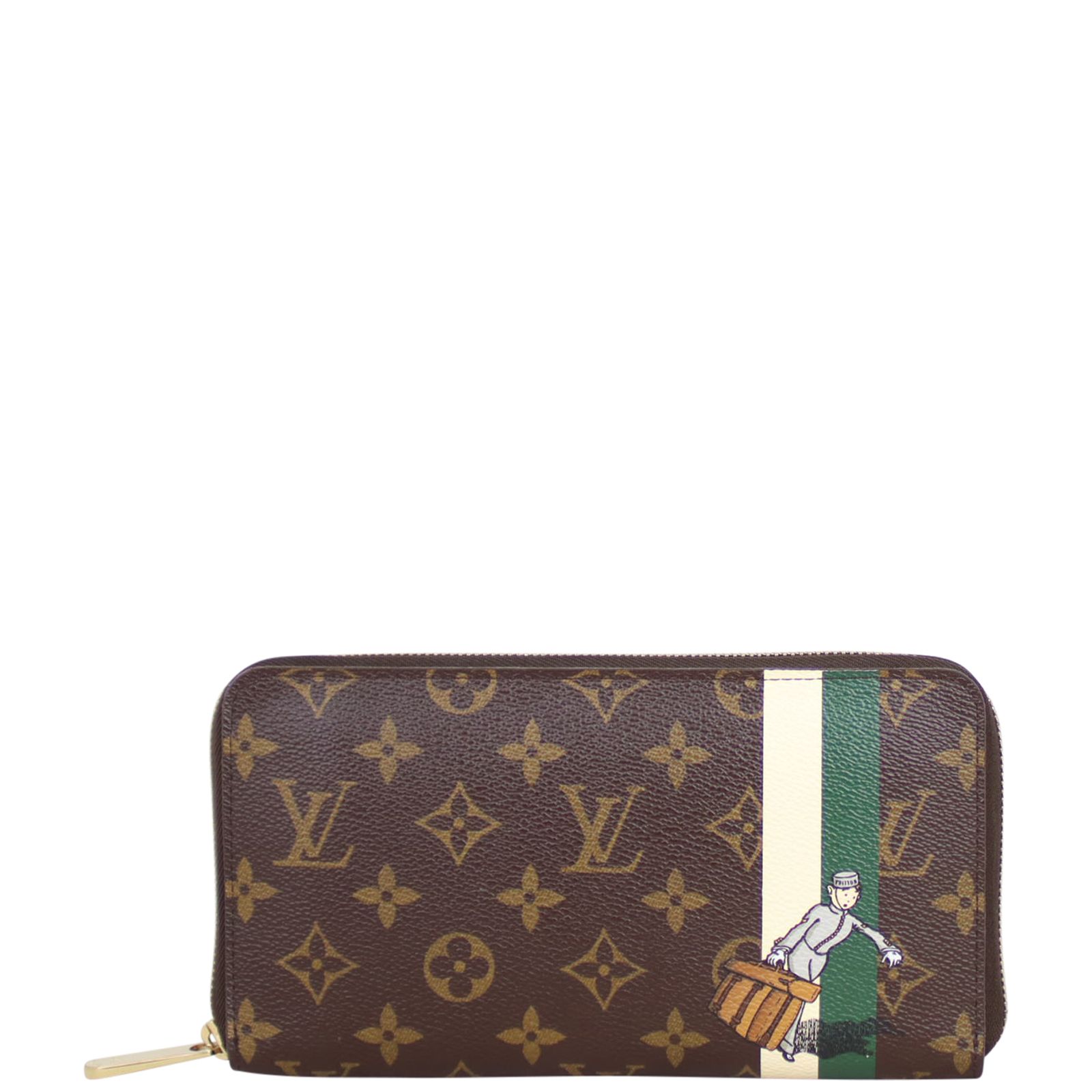 Louis Vuitton Monogram Groom Zippy Organiser Wallet