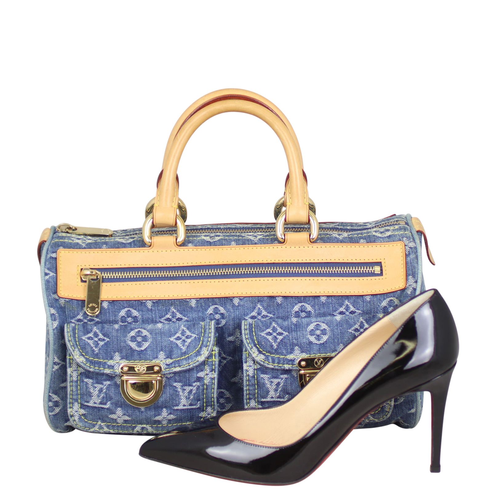 Louis vuitton neo speedy denim best sale