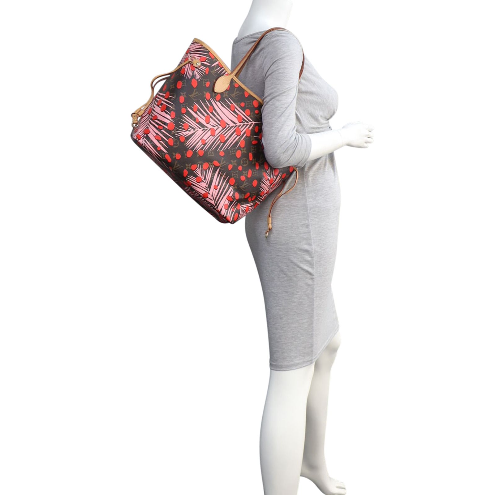 Louis Vuitton Neverfull MM Monogram Jungle Dots