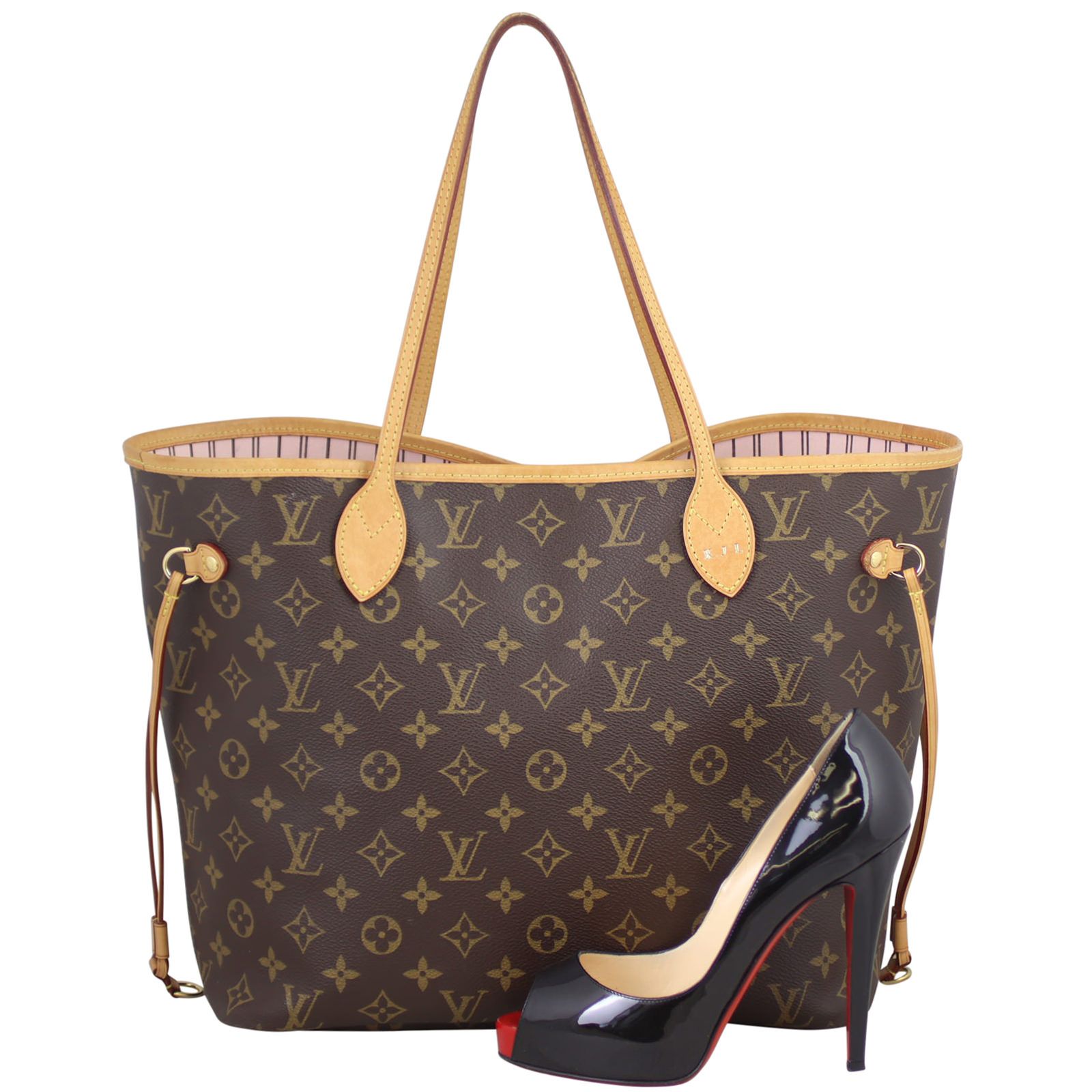 Louis Vuitton Neverfull MM in Monogram with Rose Ballerine Lining - SOLD
