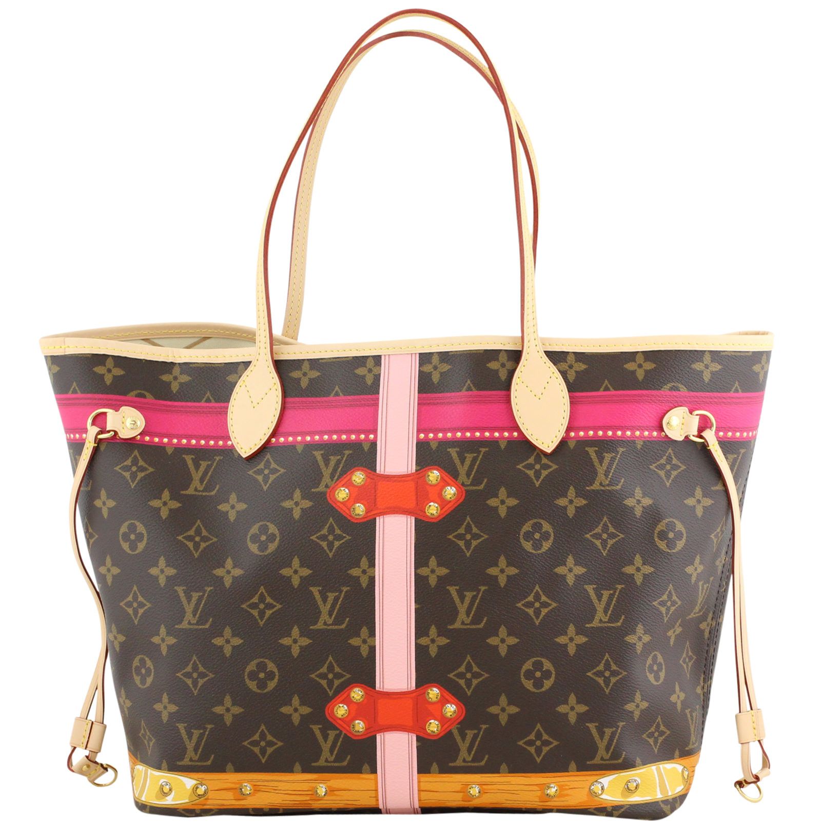 Louis Vuitton Neverfull MM Monogram Summer Trunks