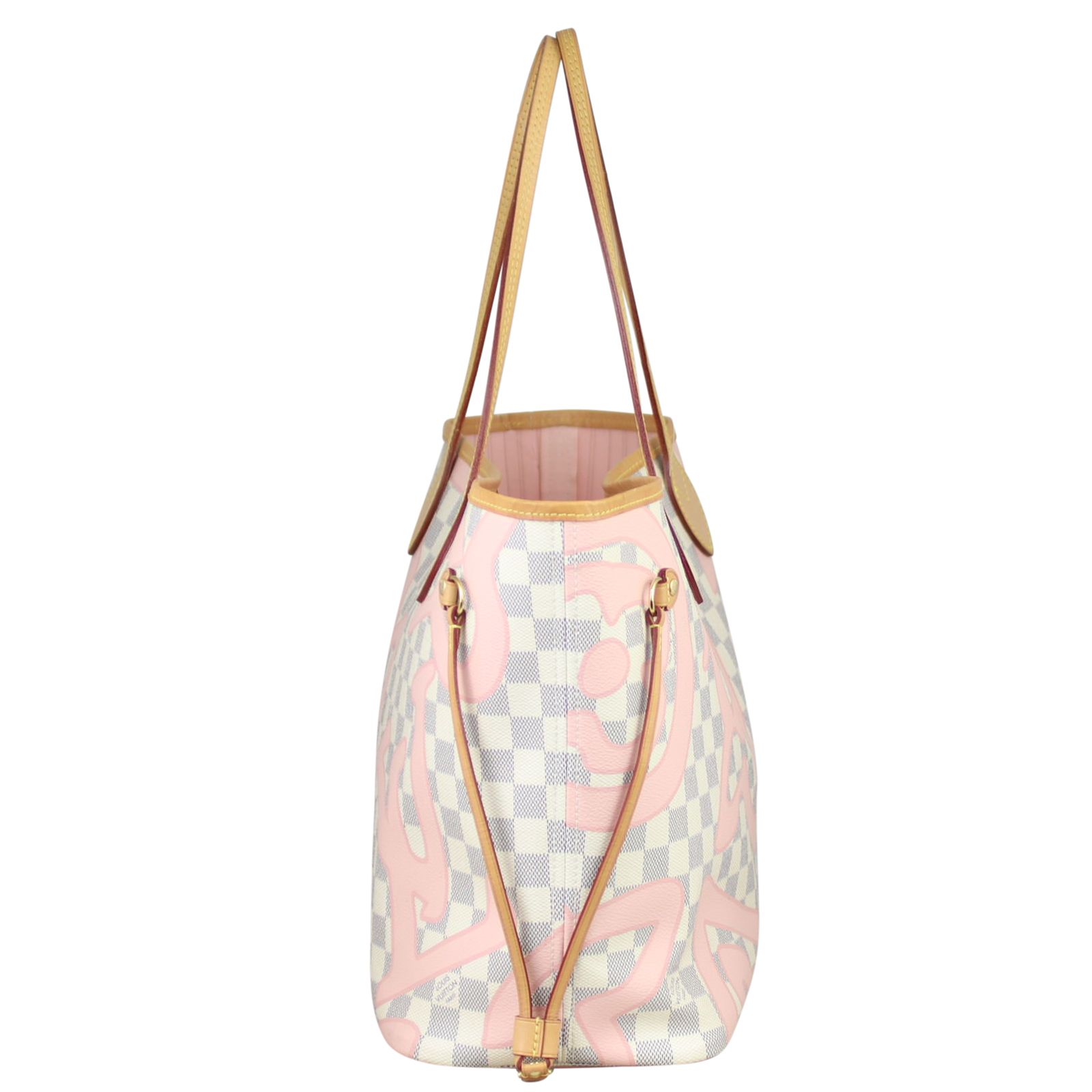 Louis Vuitton Damier Azur Tahitienne Neverfull MM – QUEEN MAY