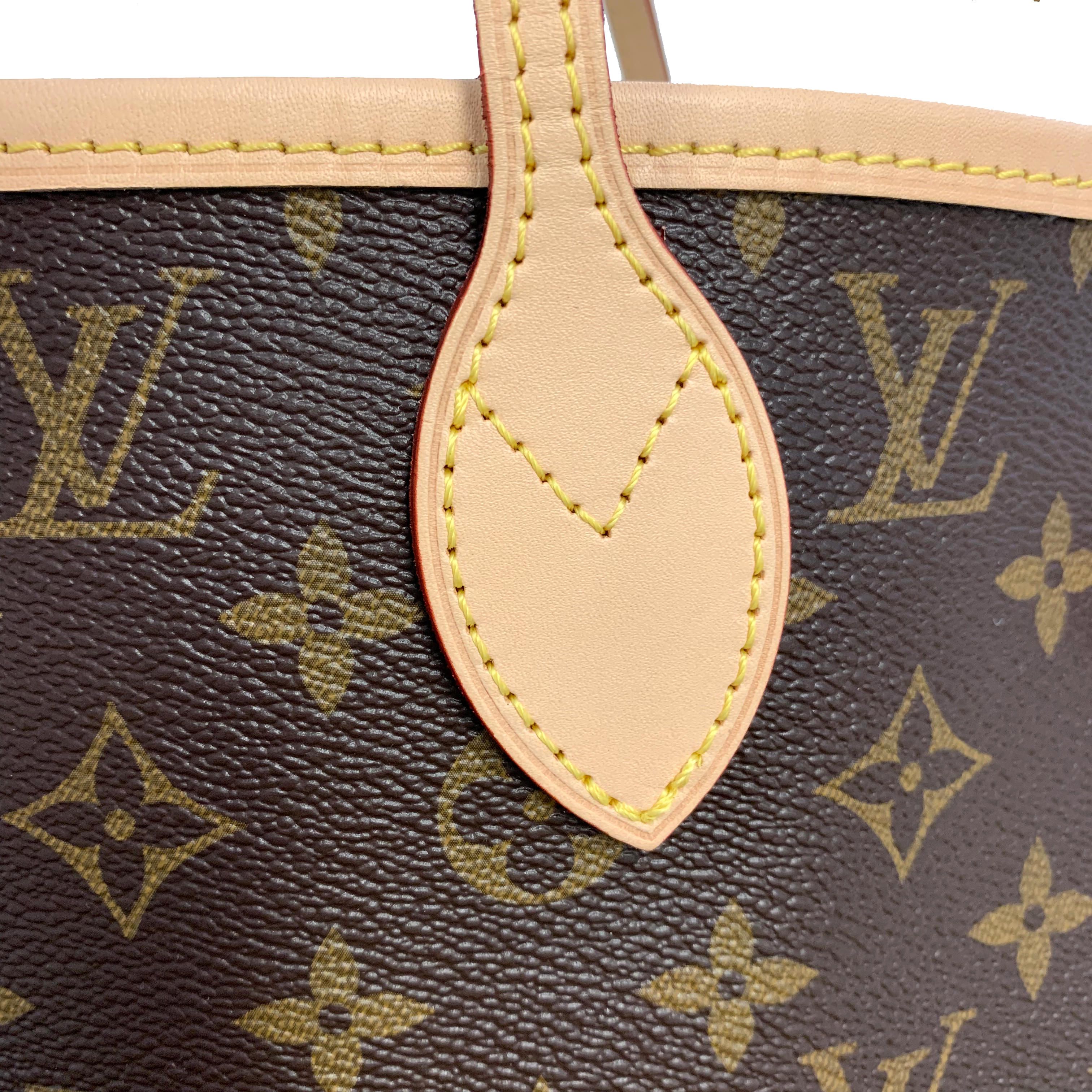 Louis vuitton neverfull yellow stitching cheap