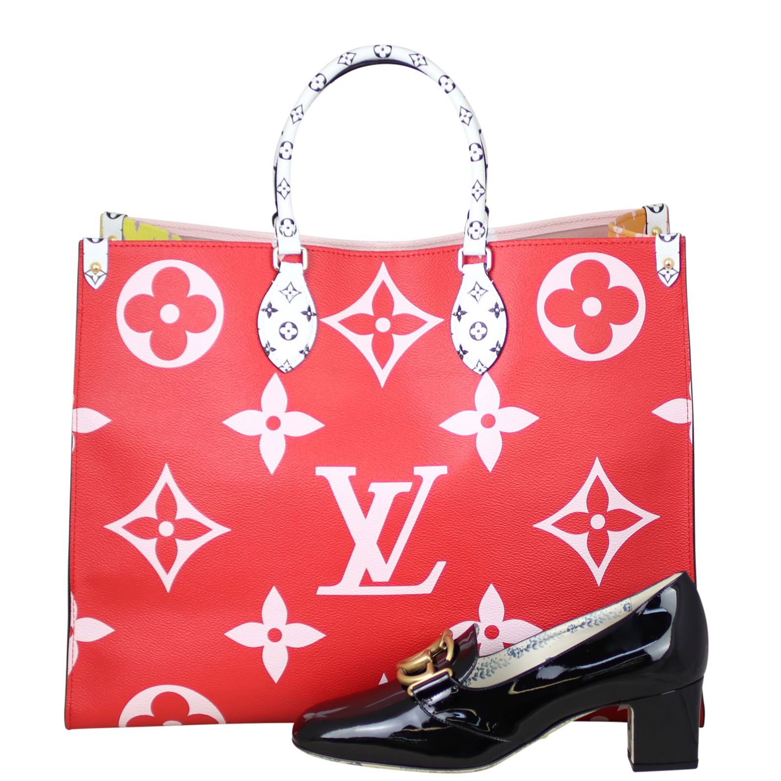 Louis vuitton giant monogram on the go tote shop