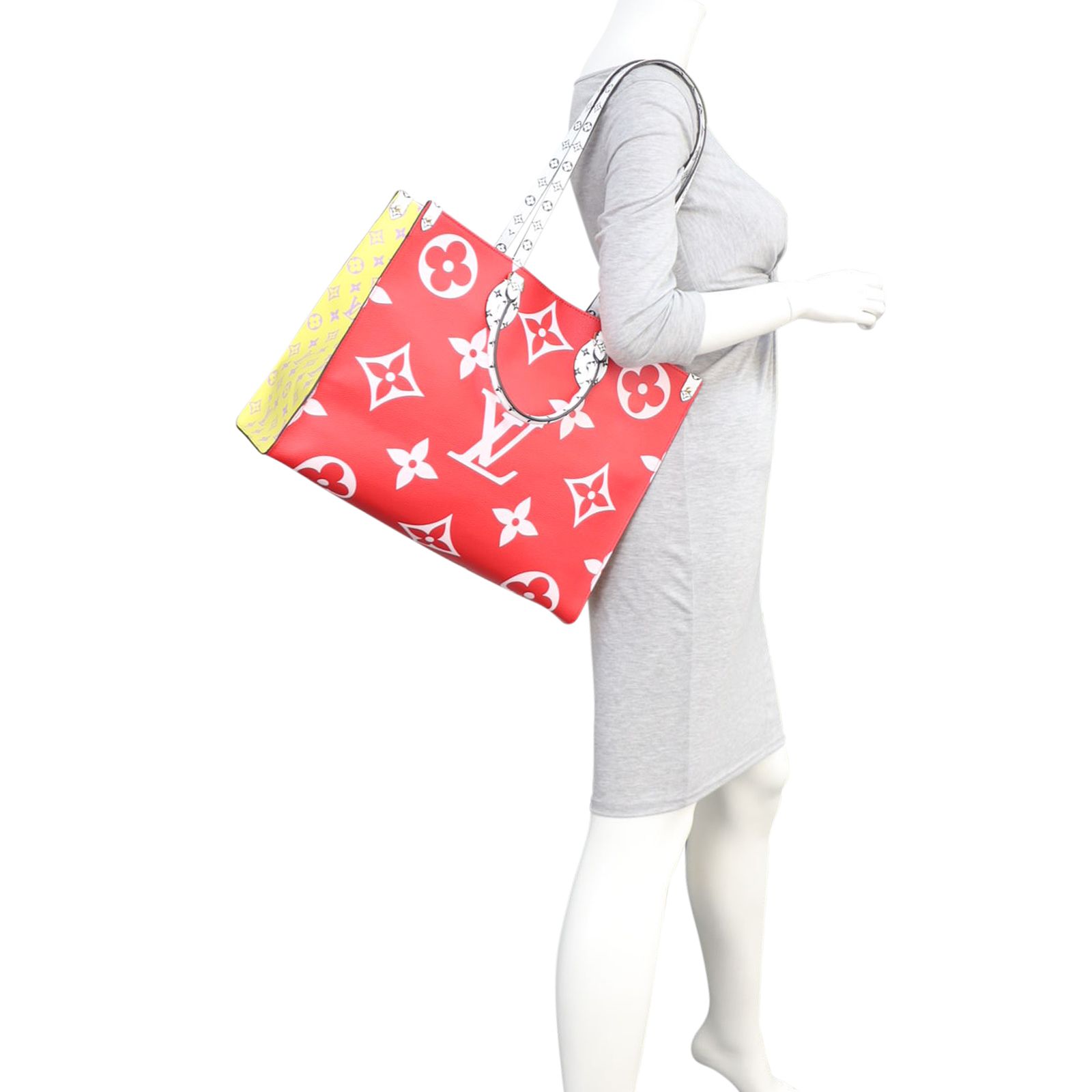 Giant monogram on the go tote cheap