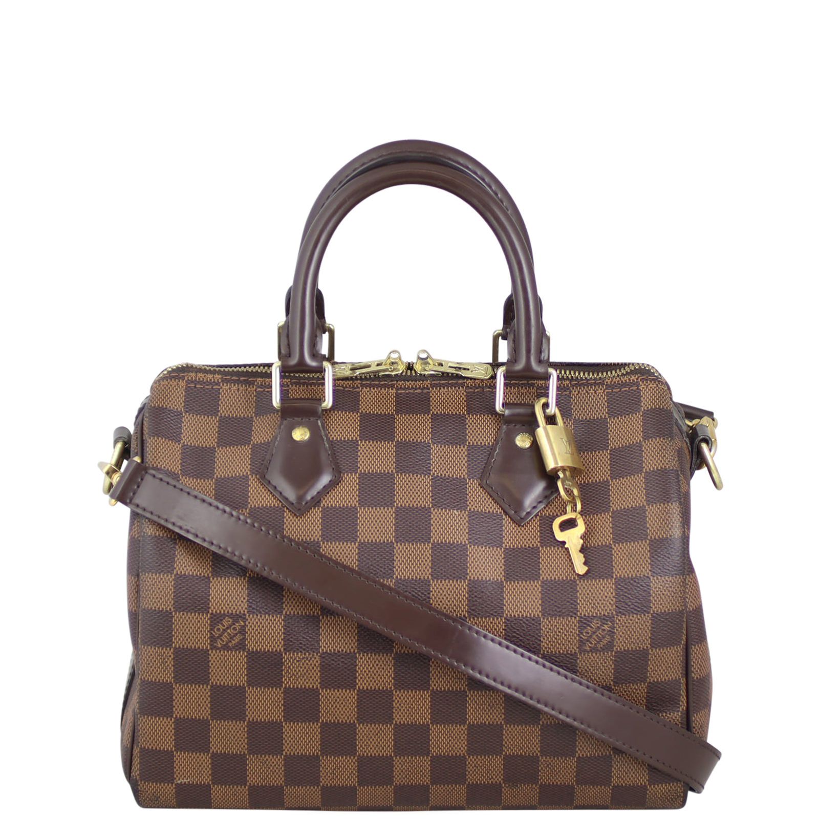 Louis Vuitton Speedy 25 Bandouliere Damier Ebene