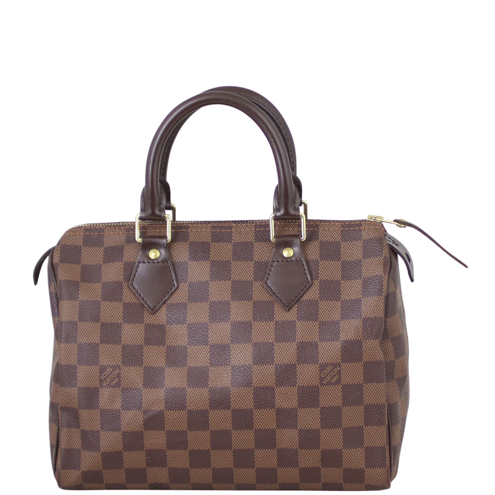 Louis Vuitton Speedy 25 Damier Ebene with Shoulder Strap