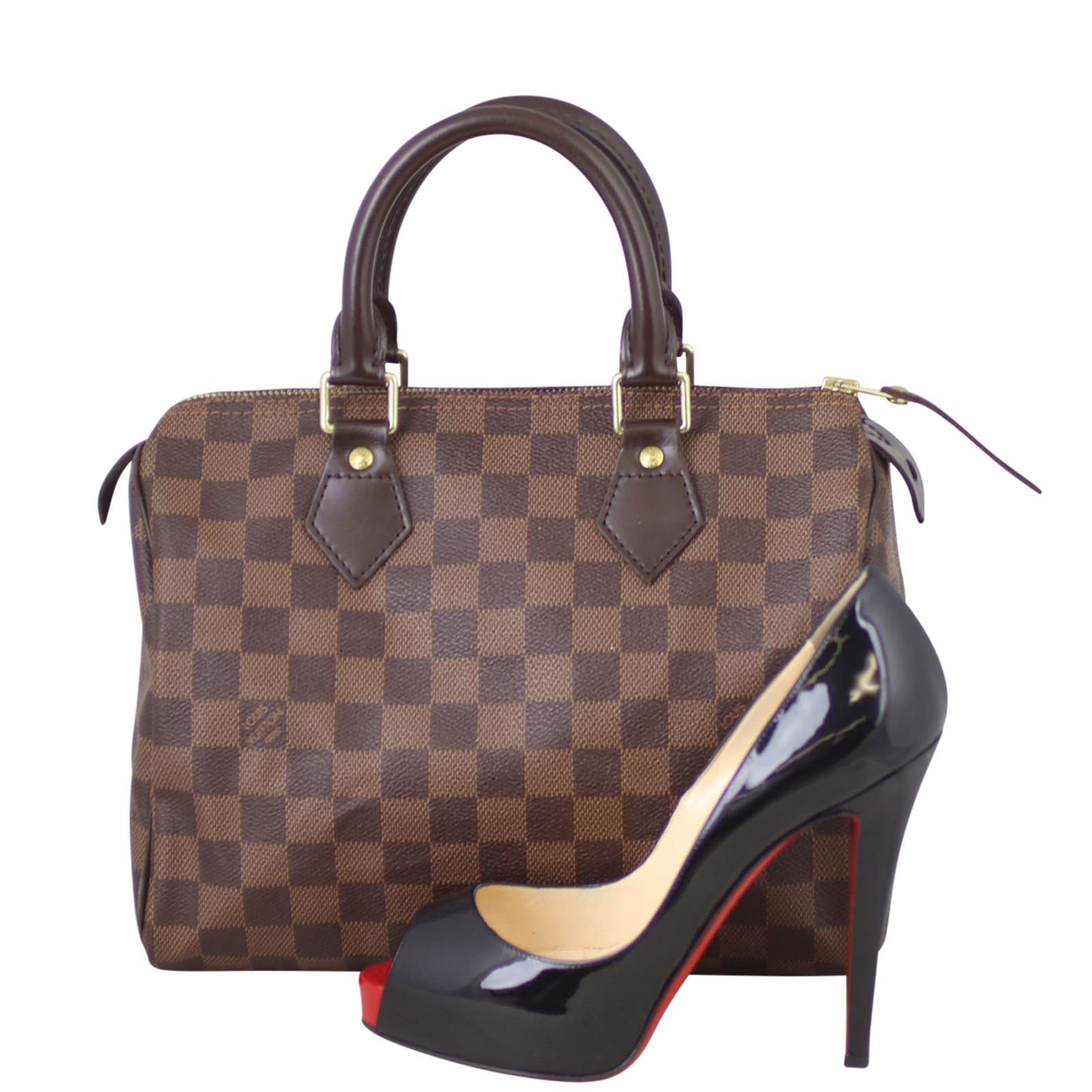 Louis vuitton speedy 25 bandouliere damier ebene discount