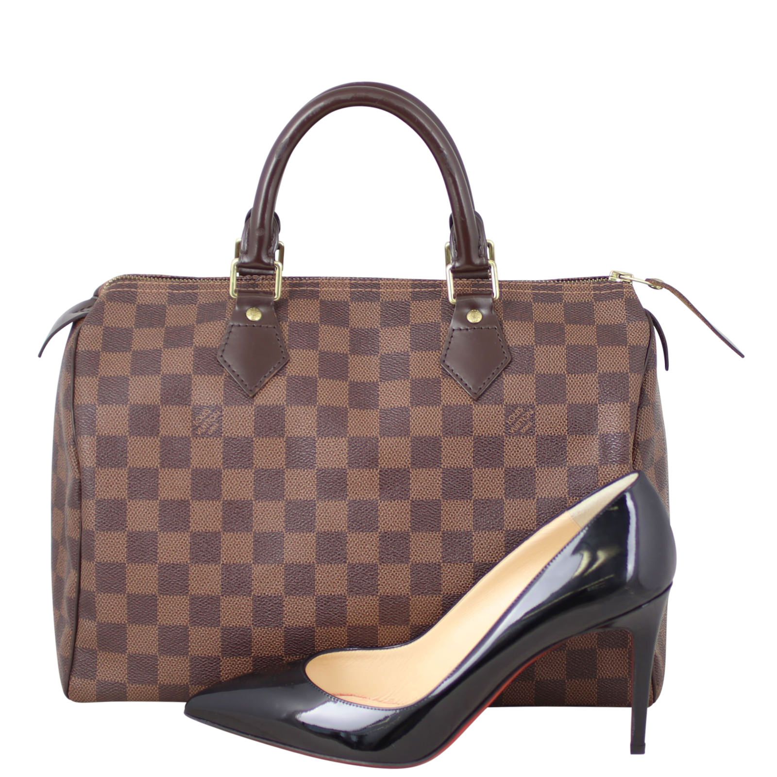 バッグ LOUIS VUITTON SPEEDY 30 DAMIER Speedy Bandoulière 30 Damier Ebene - Women - Handbags