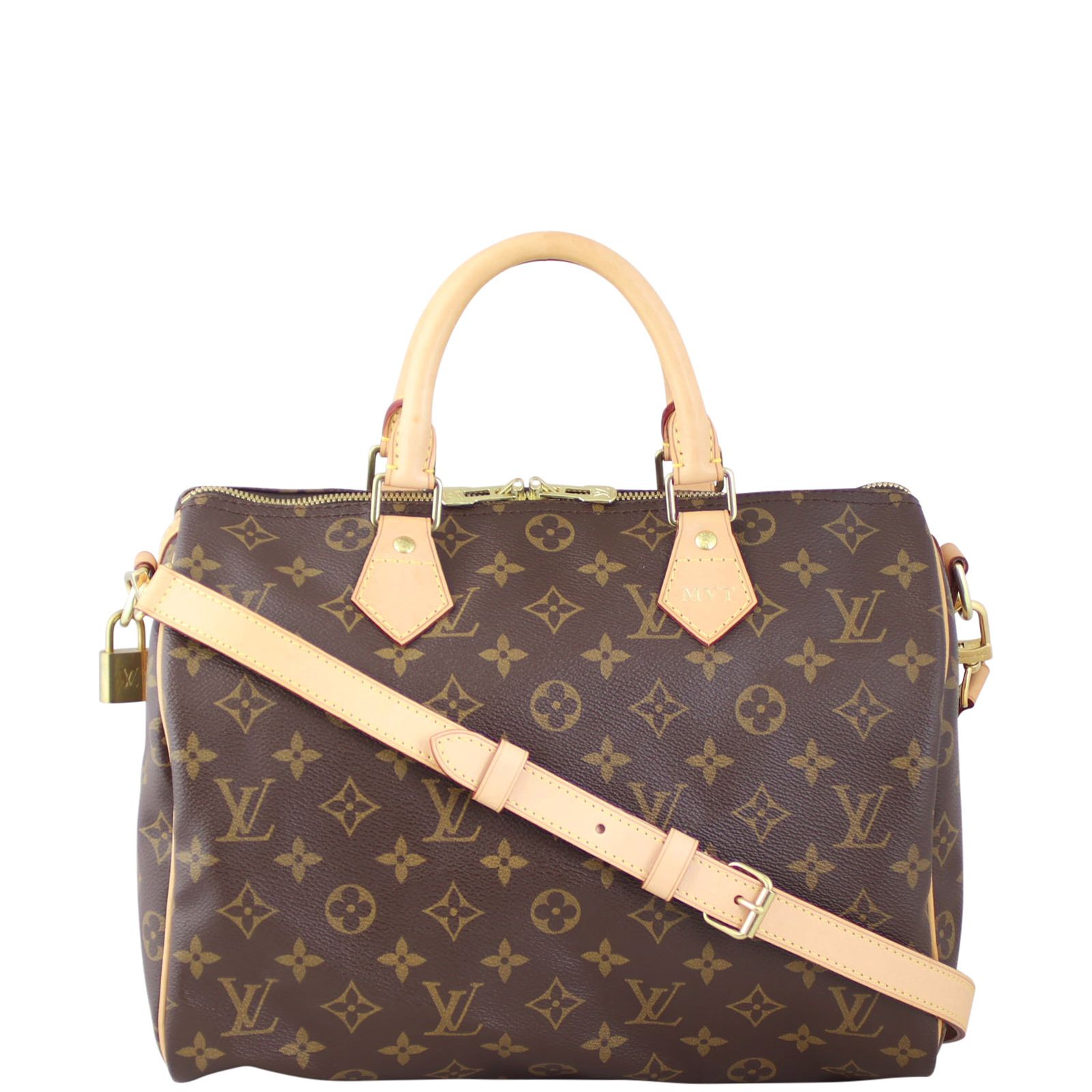 Louis Vuitton Speedy30 ハンドバッグ ブラウン louis_vuitton_speedy_bandoulie