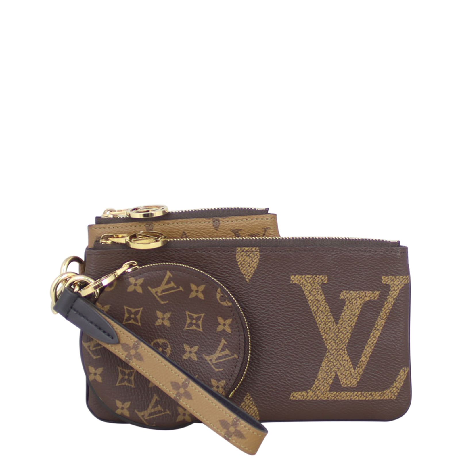 Louis Vuitton Trio Pouch Reverse Monogram