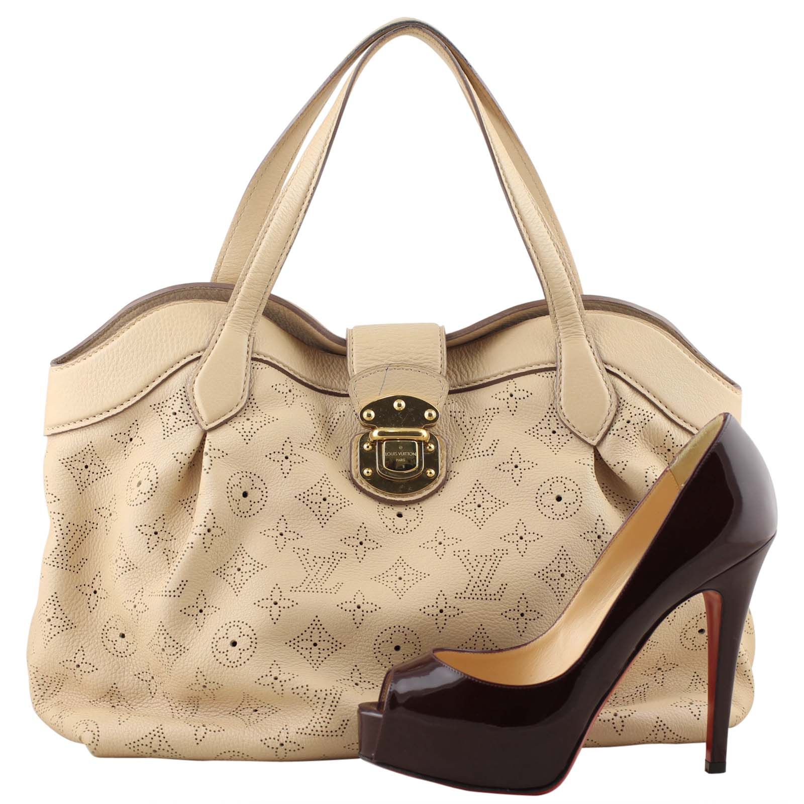 Lv mahina leather bag clearance