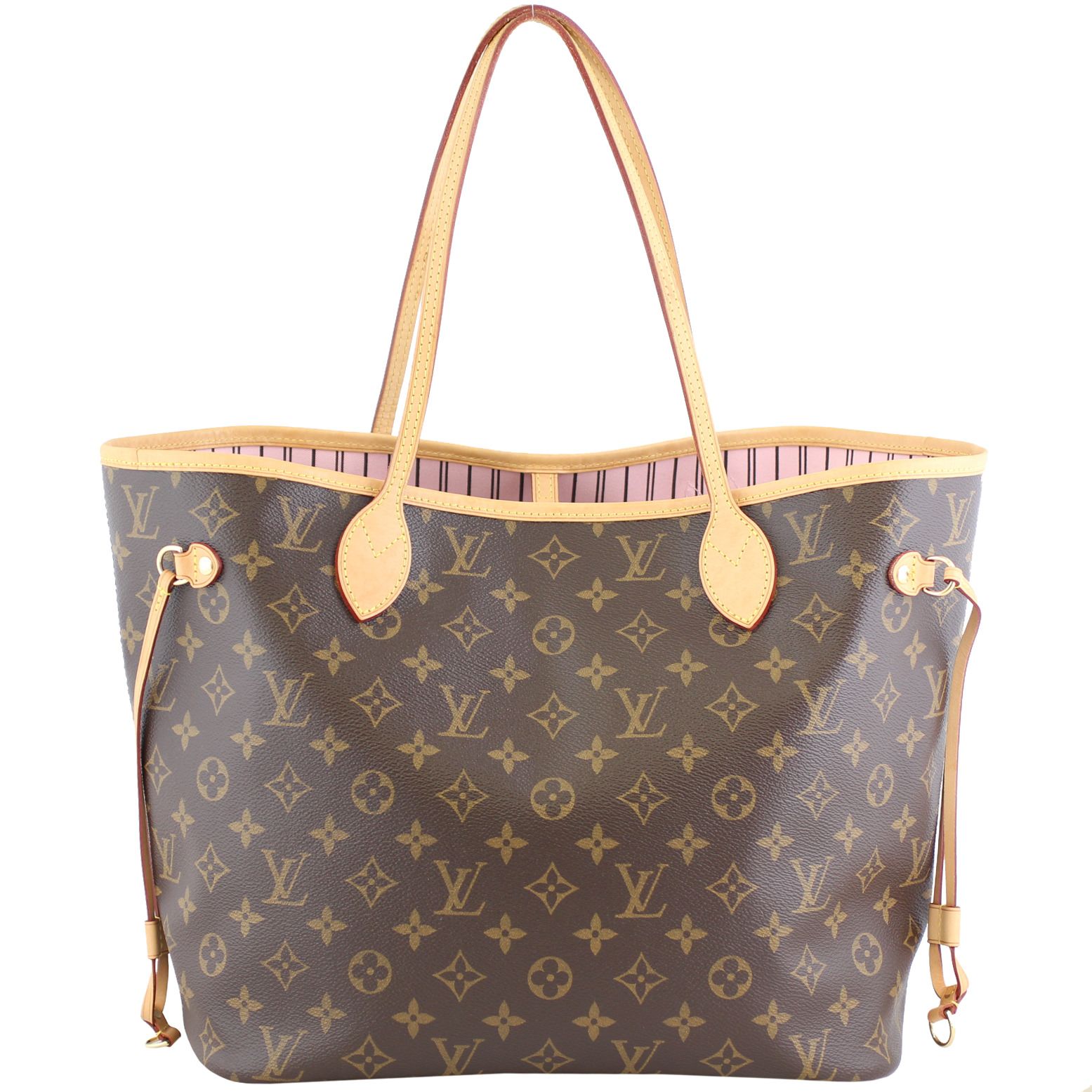 Louis Vuitton Neverfull MM Monogram Rose Ballerine
