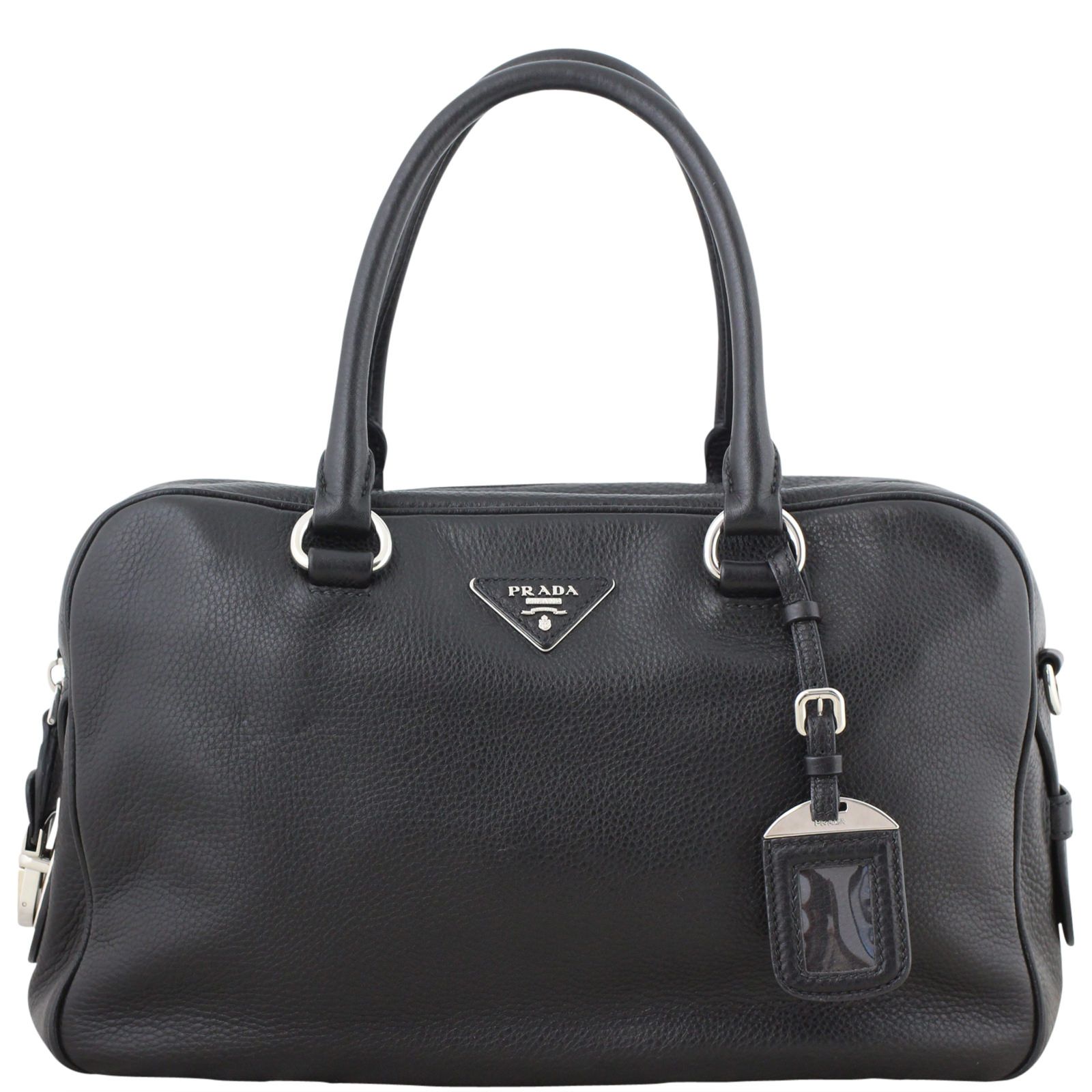 Prada vitello daino bauletto bag deals