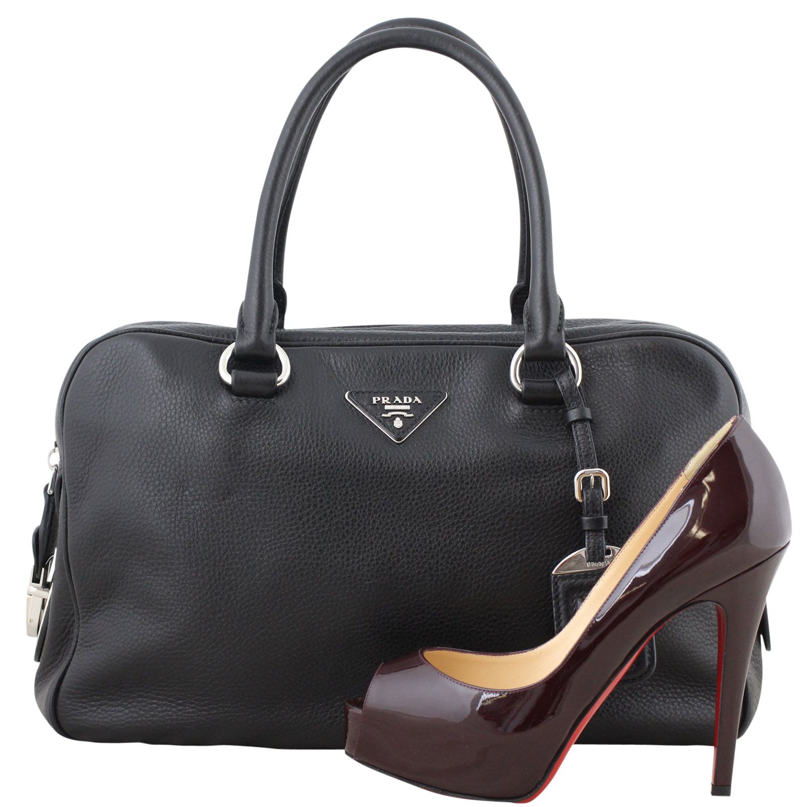 Prada Vitello Daino Bauletto Bag