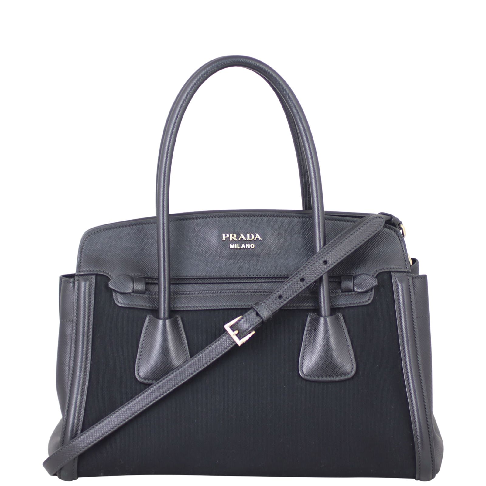 Prada Cuir Frame Tote