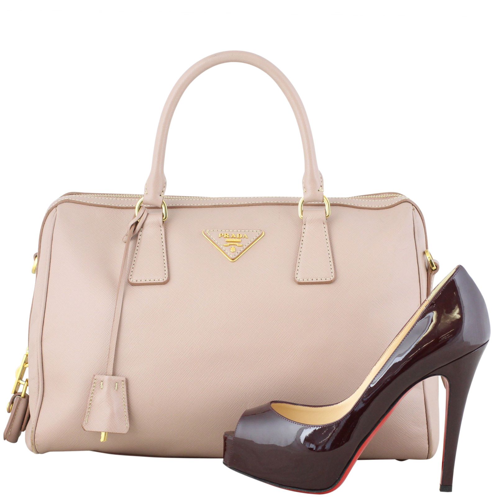 Prada saffiano bowler bag on sale
