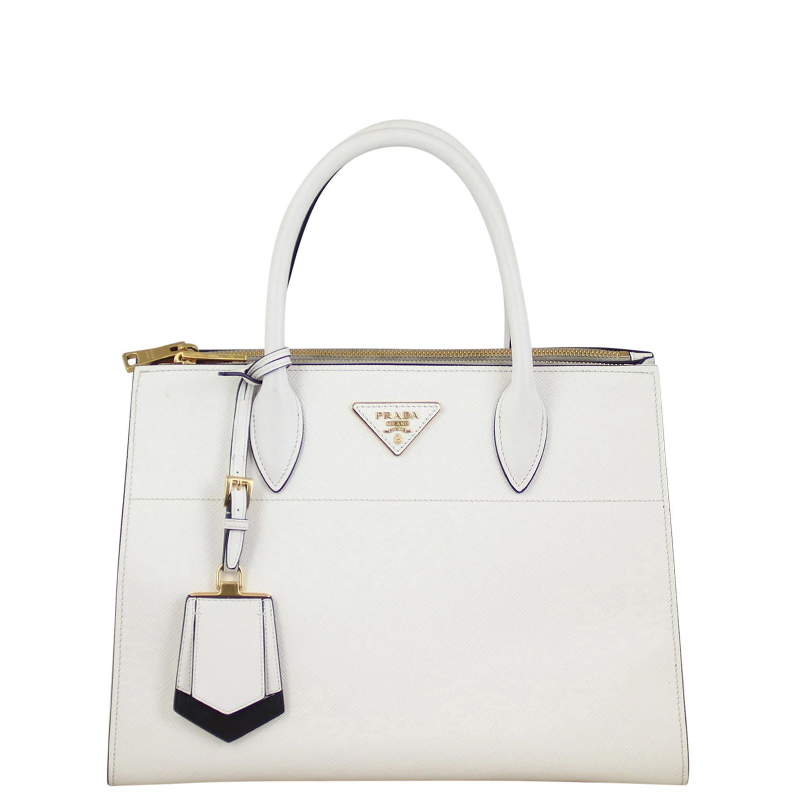 Prada medium esplanade leather satchel sale