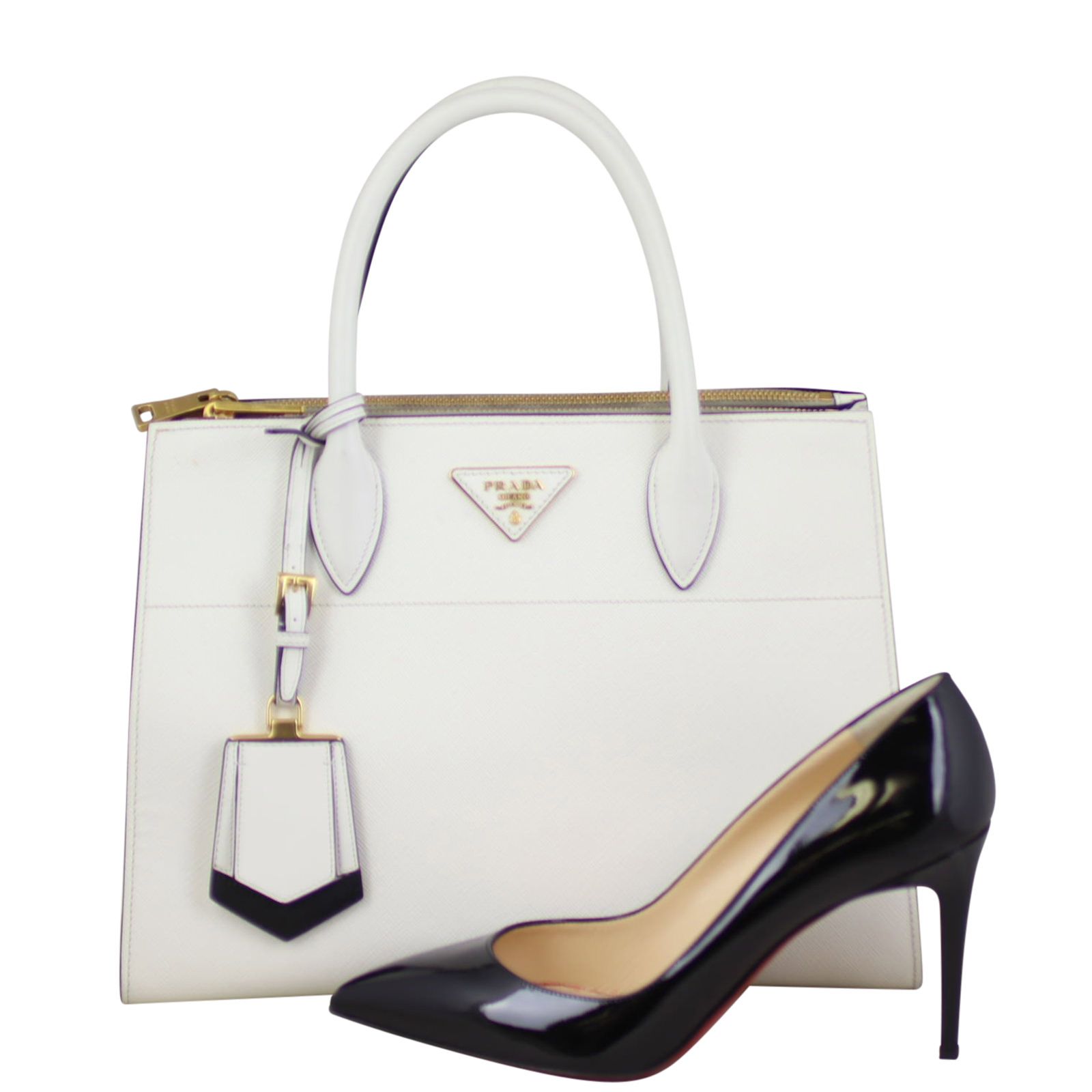 Prada medium esplanade leather satchel sale